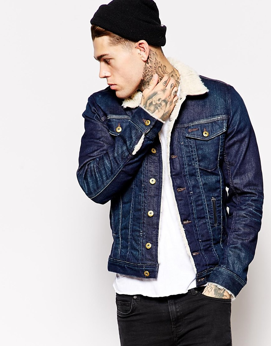 Chaqueta de mezclilla hombres prendas de Vestir Exteriores