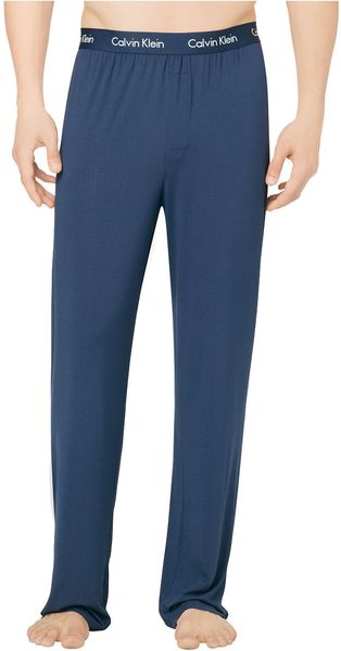 Calvin Klein Pajama Pants in Blue for Men | Lyst