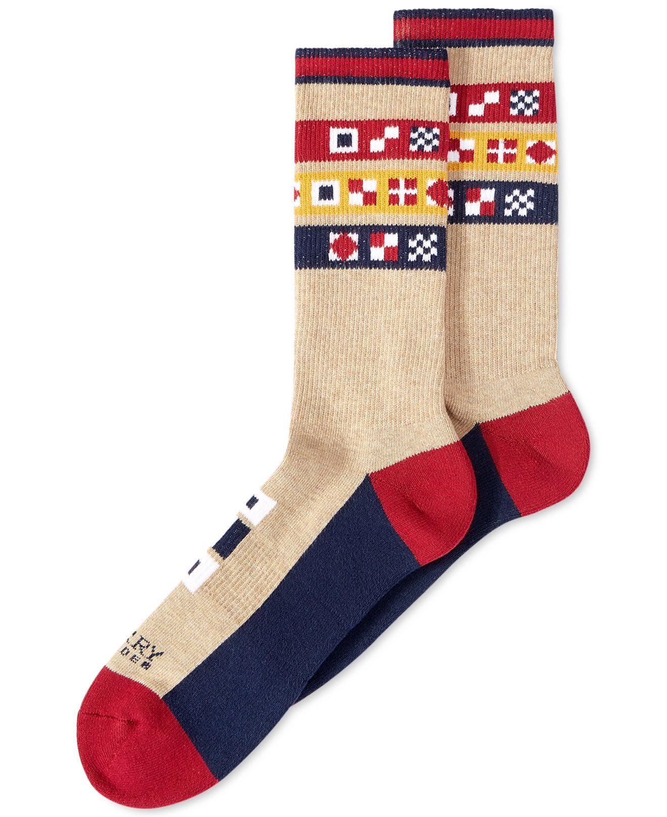 Lyst Sperry TopSider Men's Nautical Flags Specialty Crew Socks in