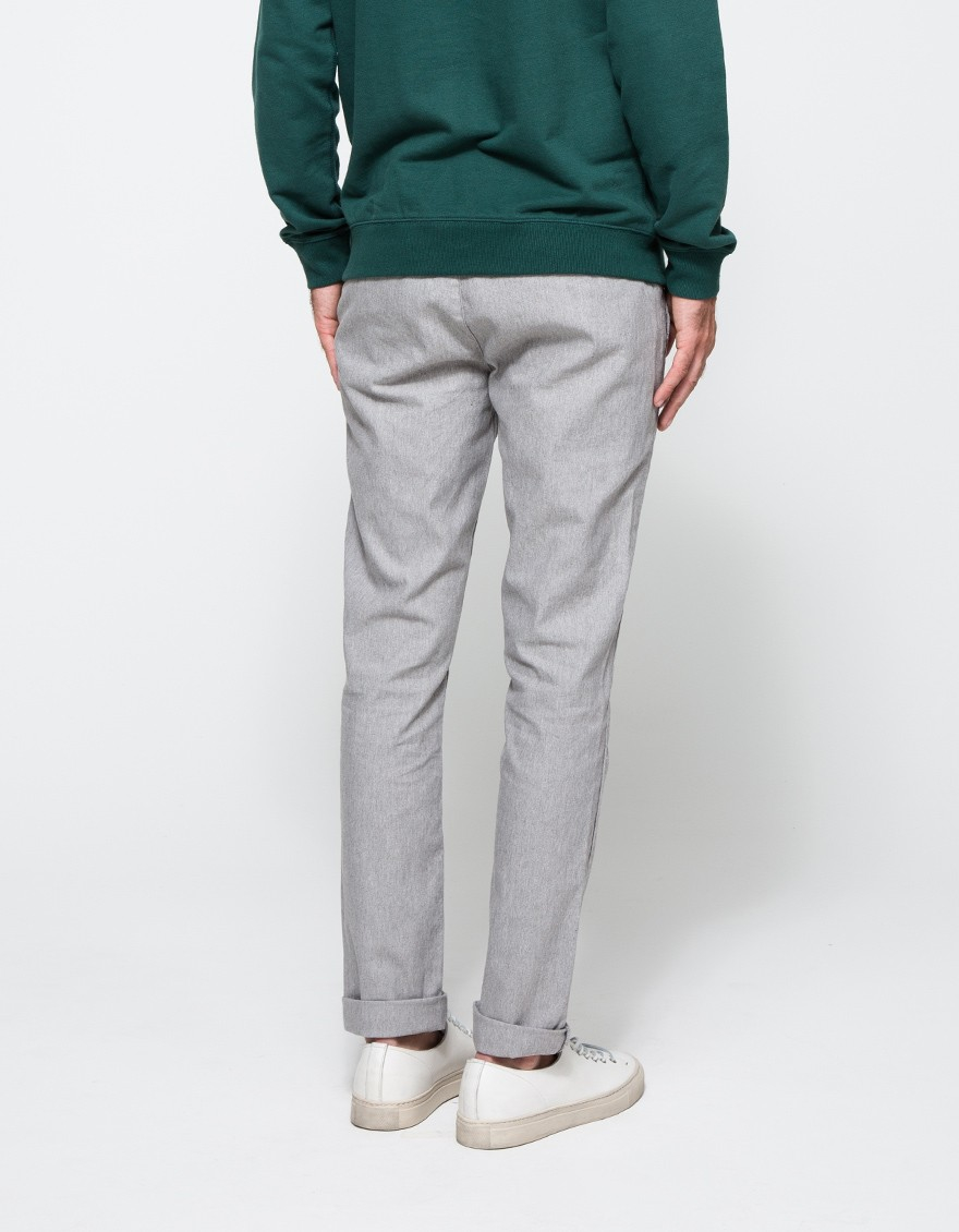 combination with grey chinos