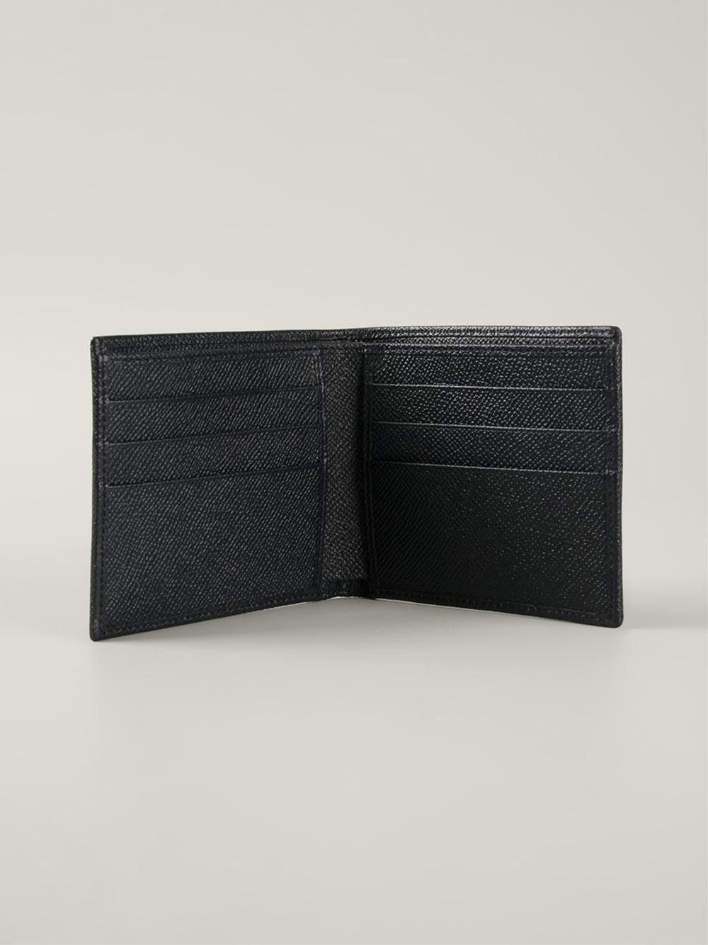 Lyst - Dolce & Gabbana Dauphine Billfold Wallet in Black for Men