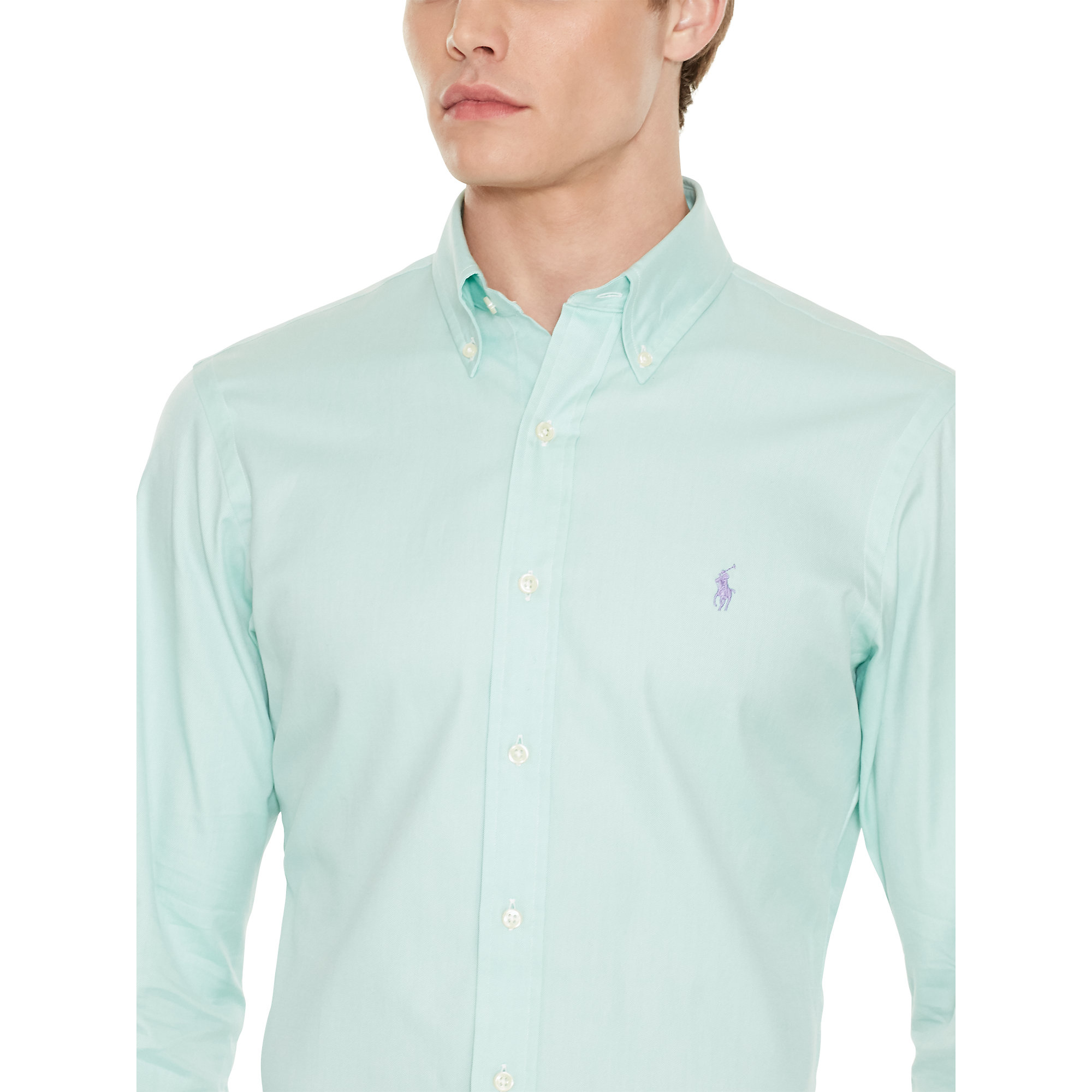 slim fit twill shirt ralph lauren