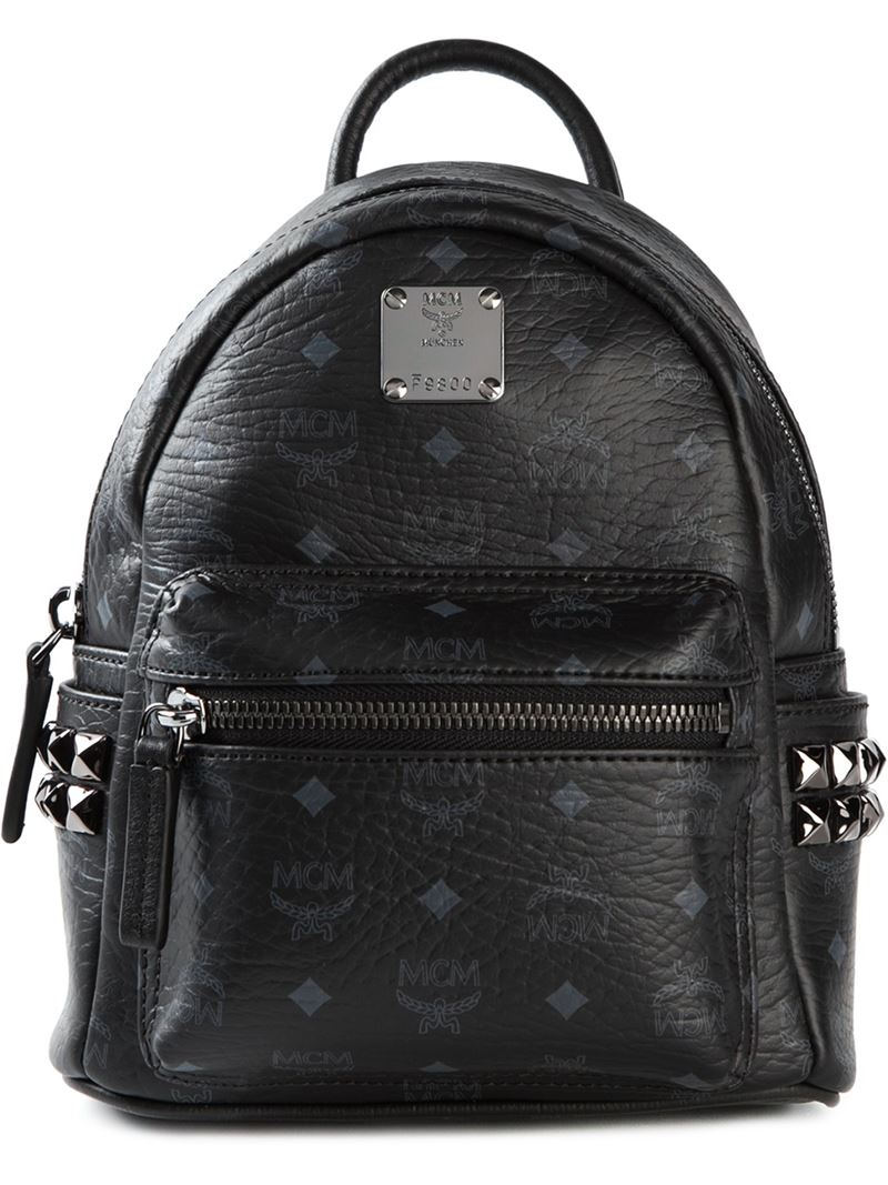 Lyst - Mcm Mini 'stark' Backpack in Black