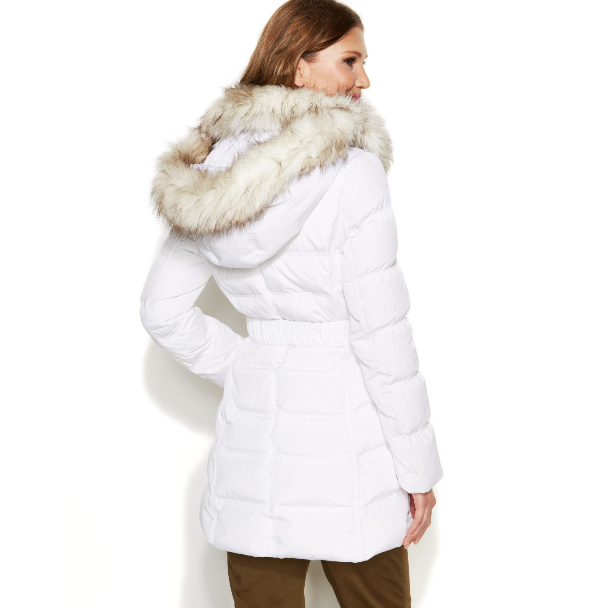 White Hooded Coat