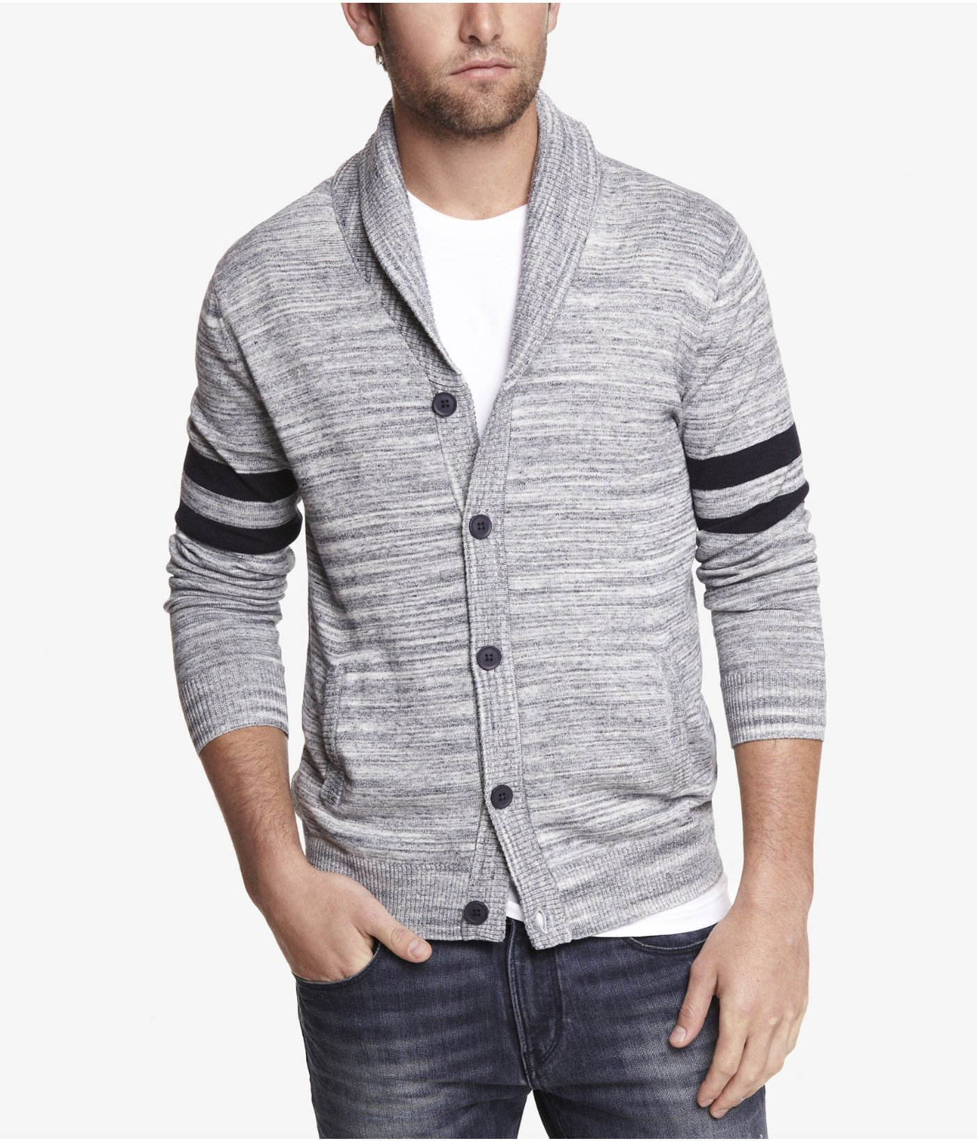 express hooded cardigan