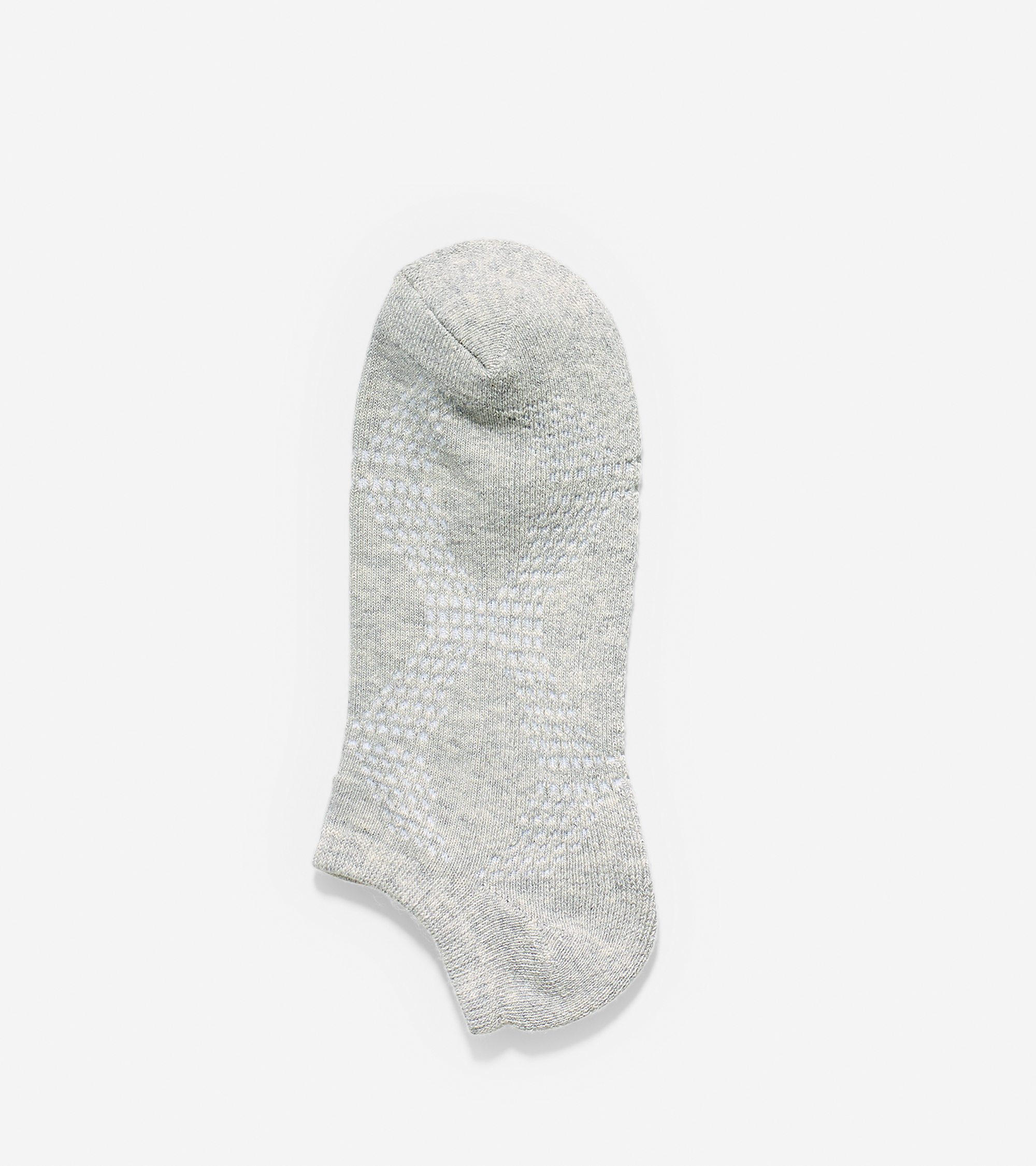Cole haan Textural Ellipse Ped Socks in Gray Lyst