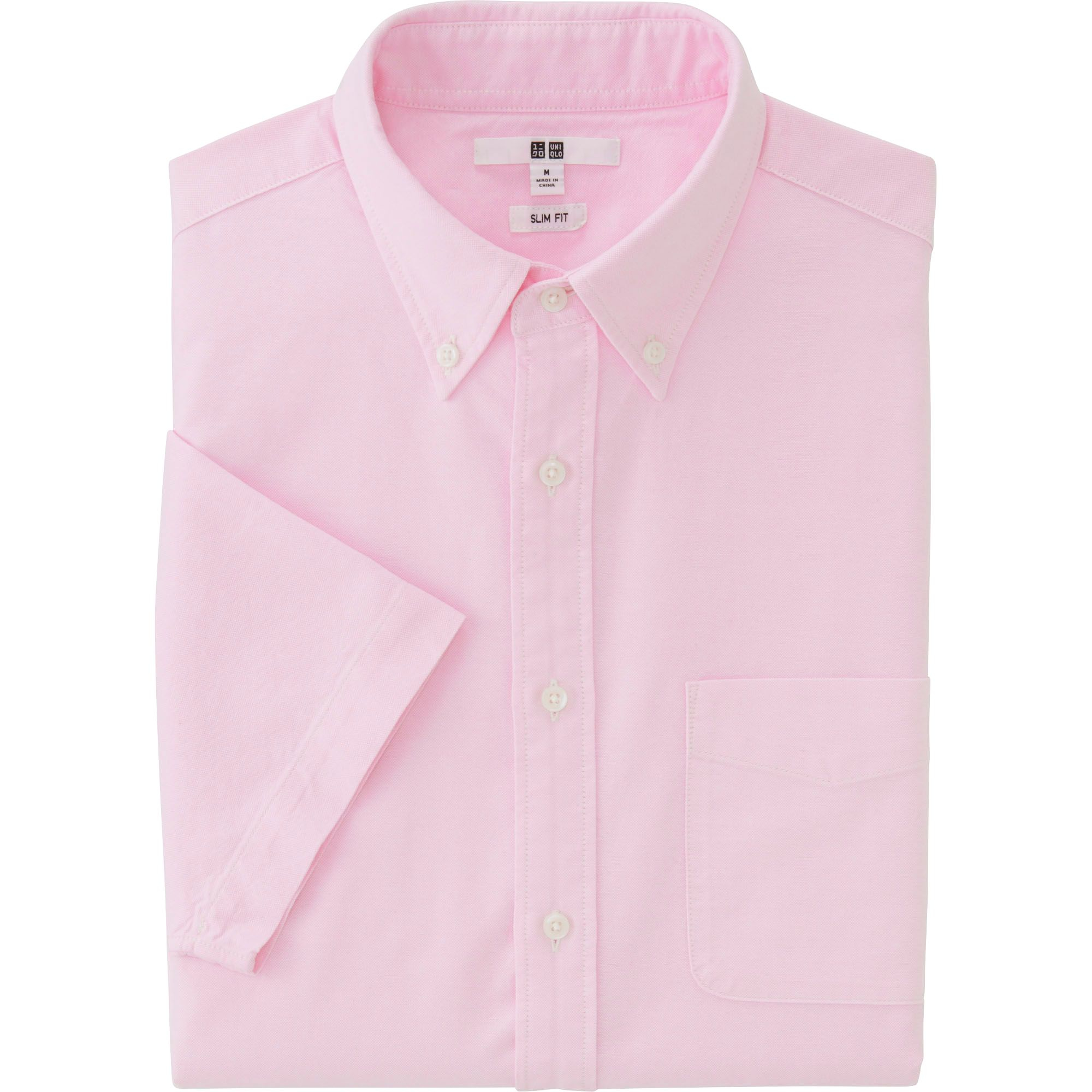 light pink men's dress shirt short sleeve