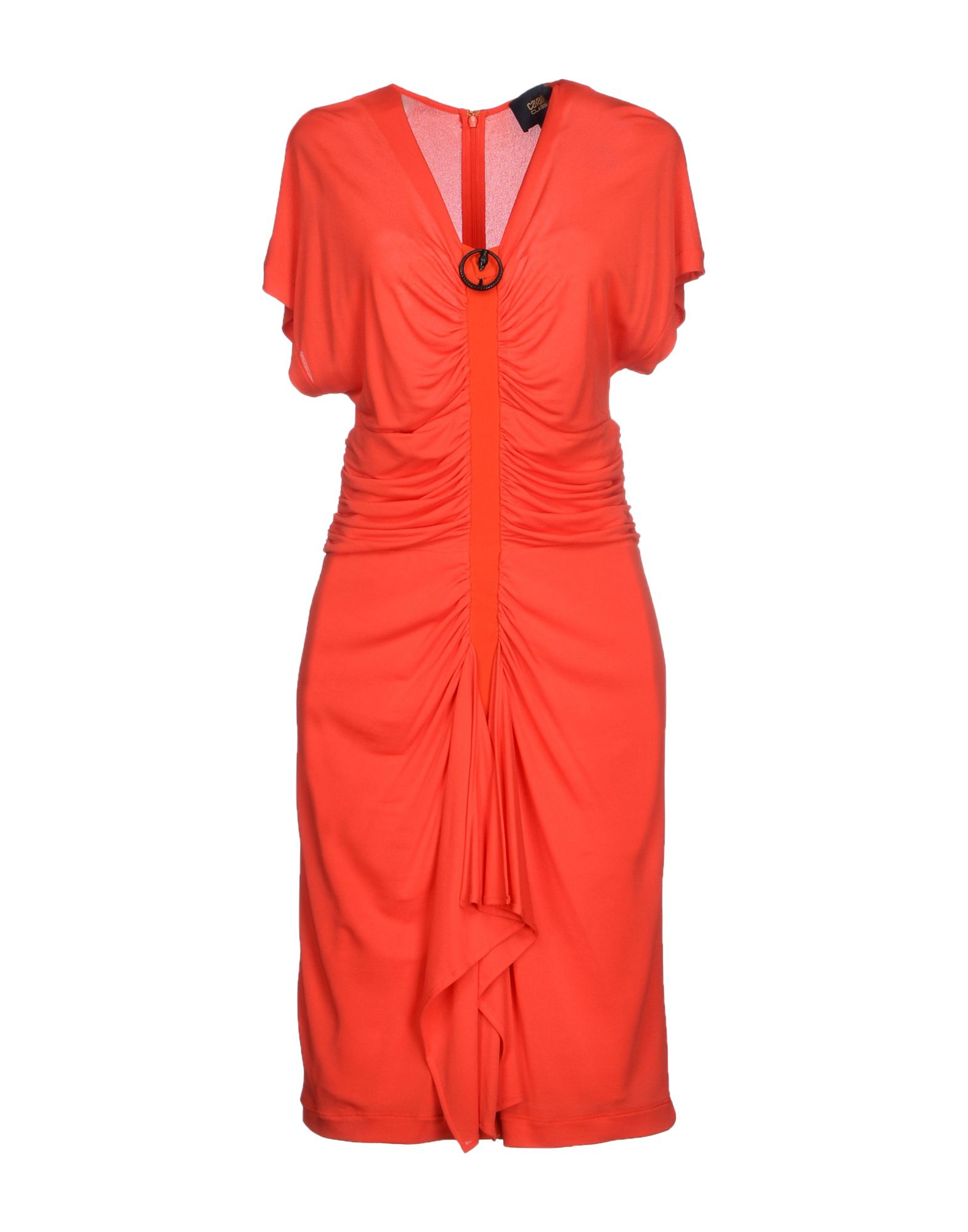 Lyst - Class Roberto Cavalli Knee-length Dress in Orange