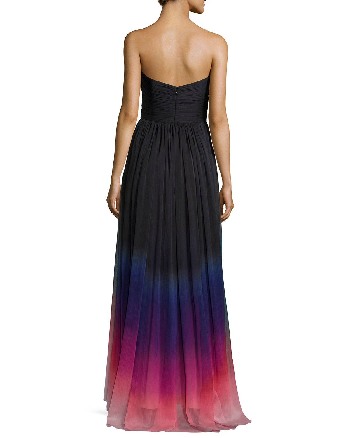 black ombre gown