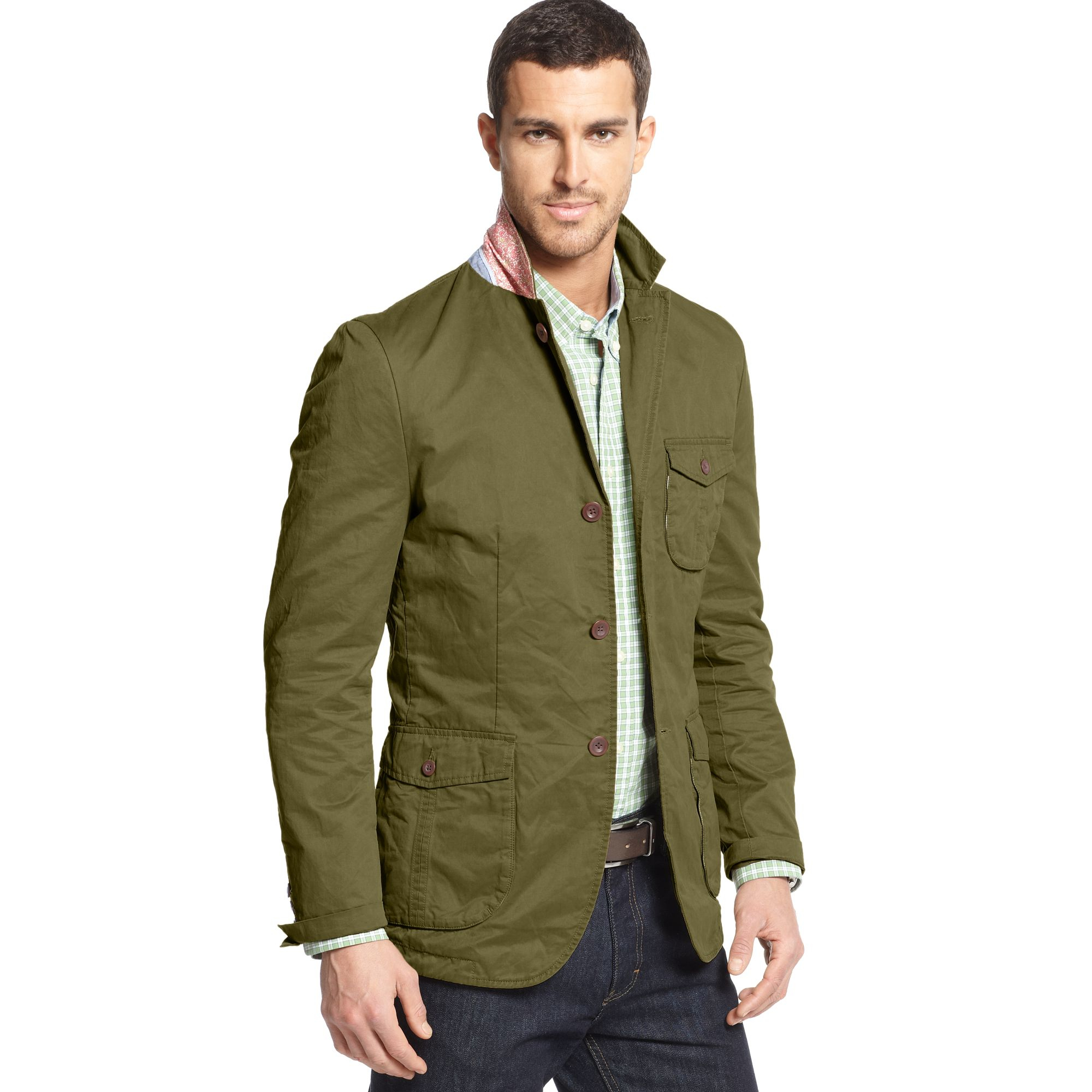 Lyst - Tommy Hilfiger Safari Blazer in Green for Men