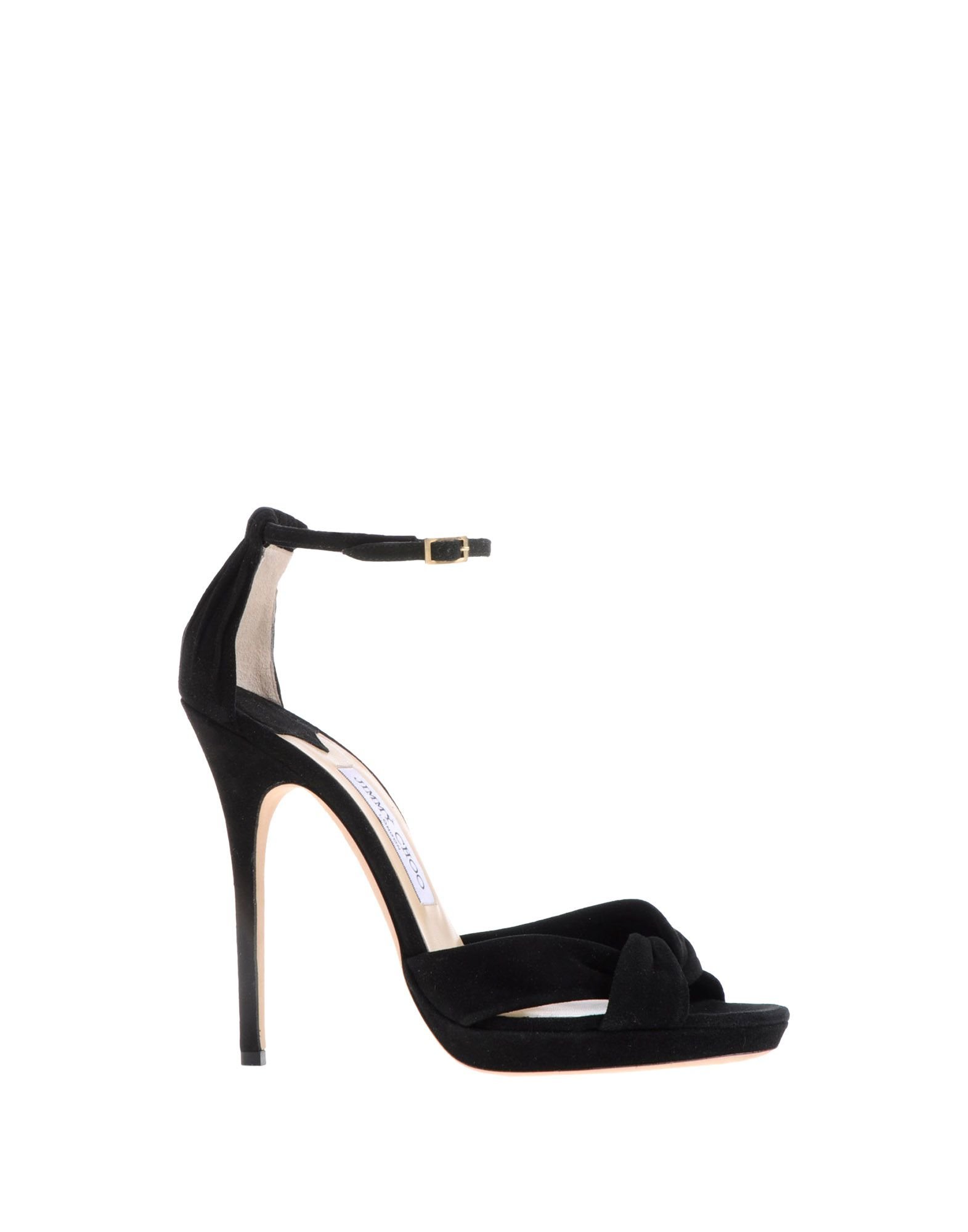 Jimmy Choo Highheeled Sandals in Black | Lyst