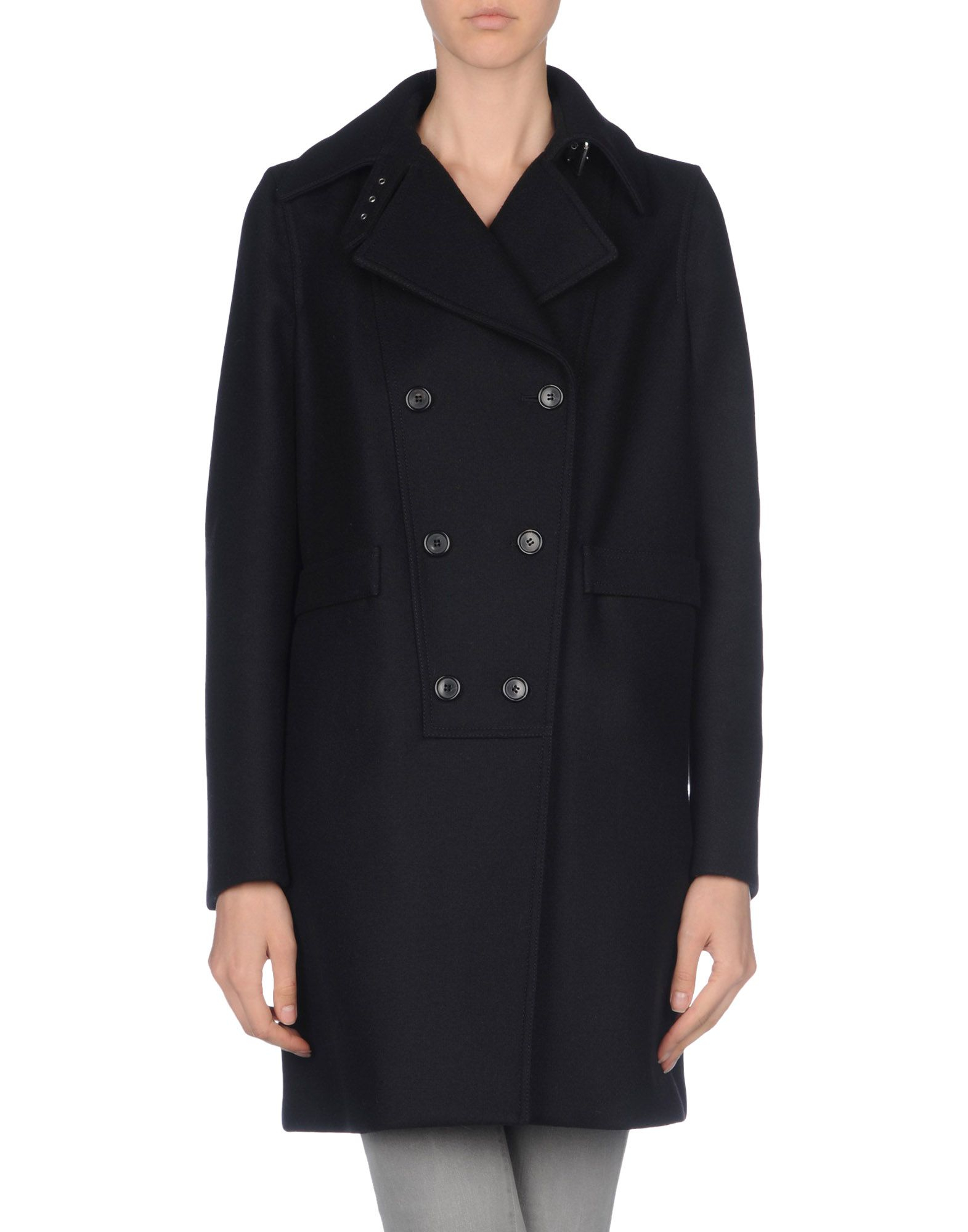 Lyst - Givenchy Coat in Black
