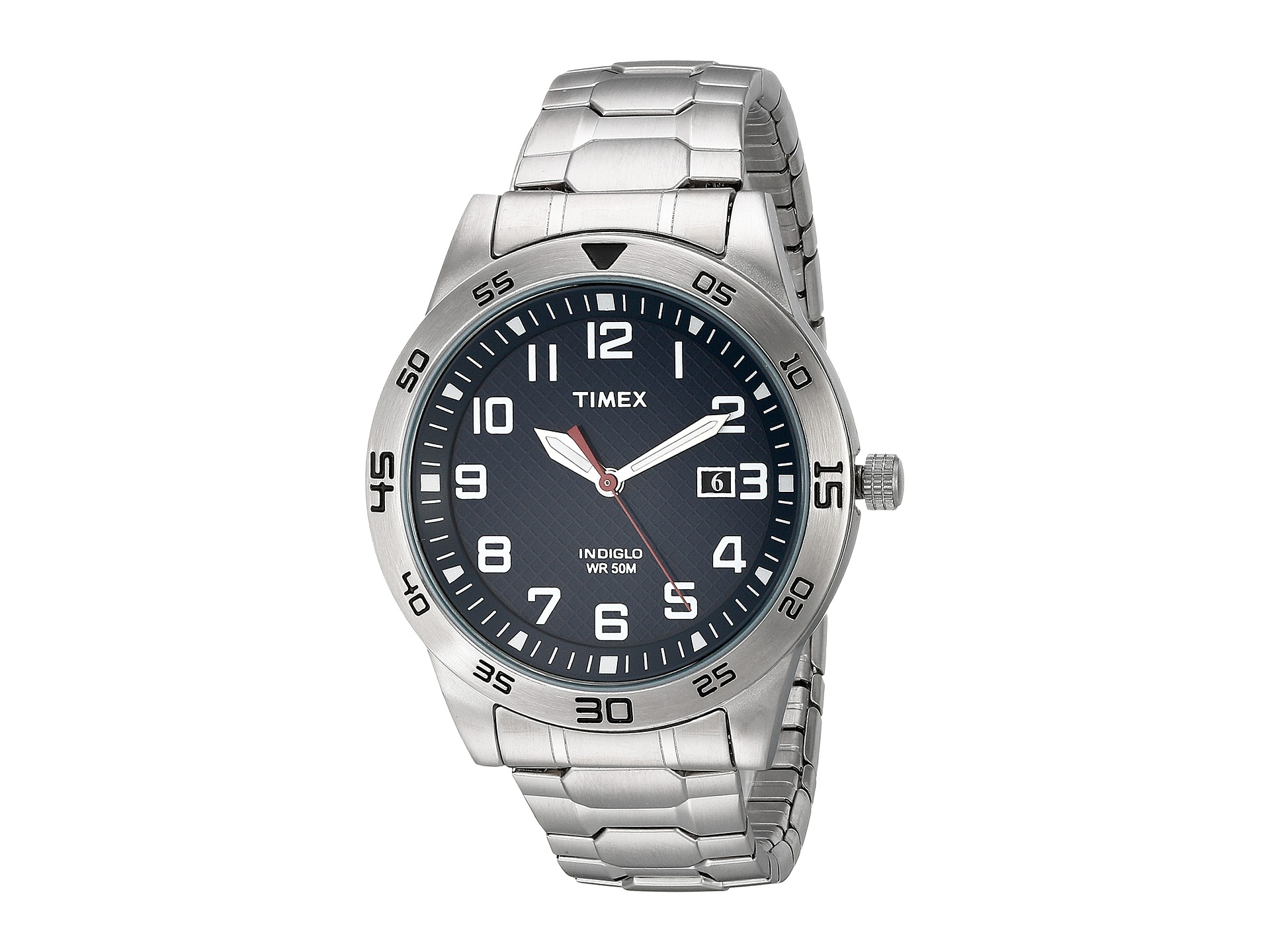 Timex Stainless Steel Expansion Band Watch in Metallic for Men | Lyst Timex Stainless Steel Expansion Band