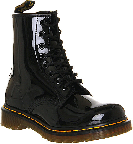 Dr. martens 1460 8-eye Patent Leather Boots in Black for Men | Lyst