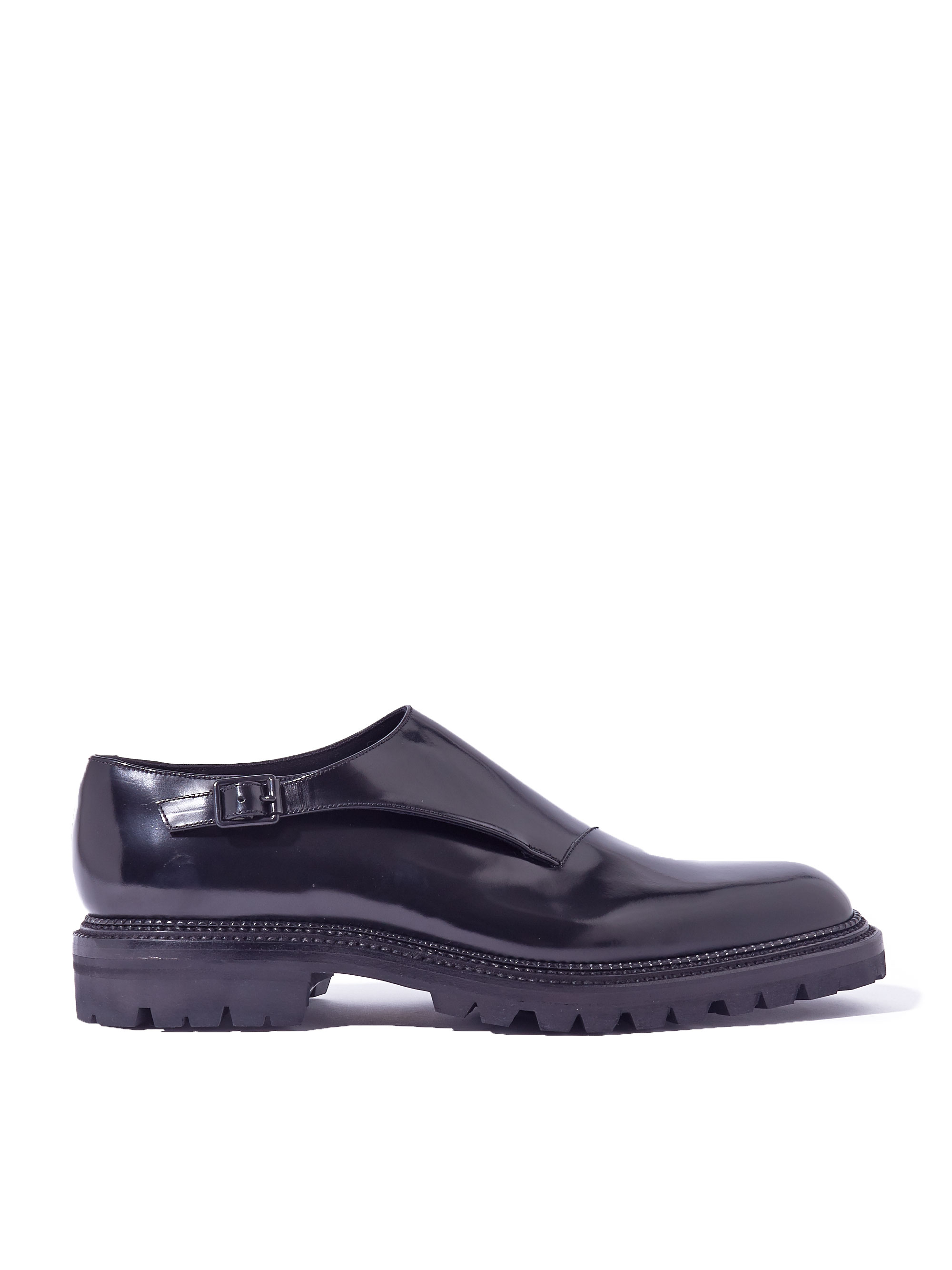mens single monk strap shoes
