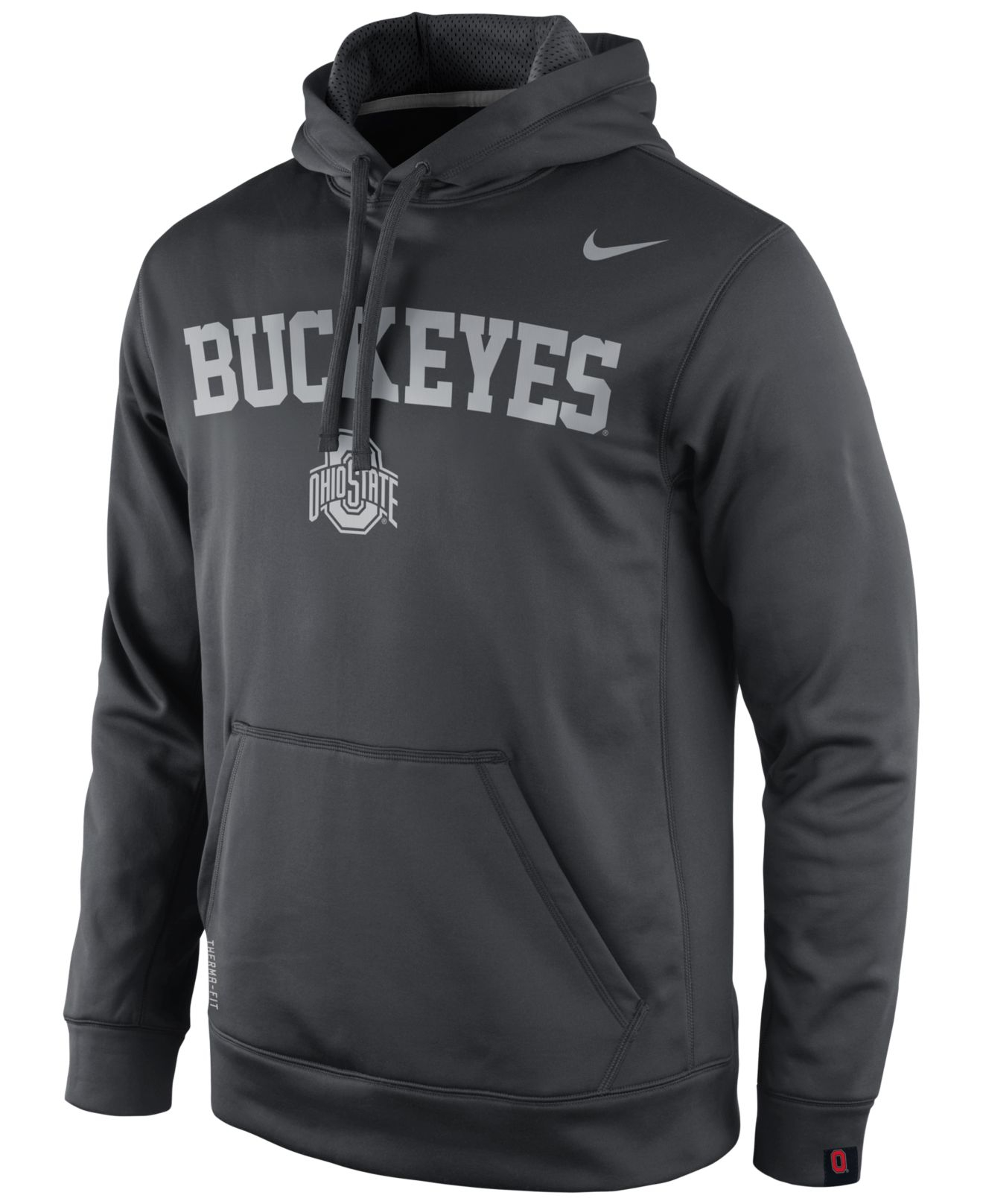 Nike Men'S Ohio State Buckeyes Platinum Ko Hoodie in Gray for Men | Lyst