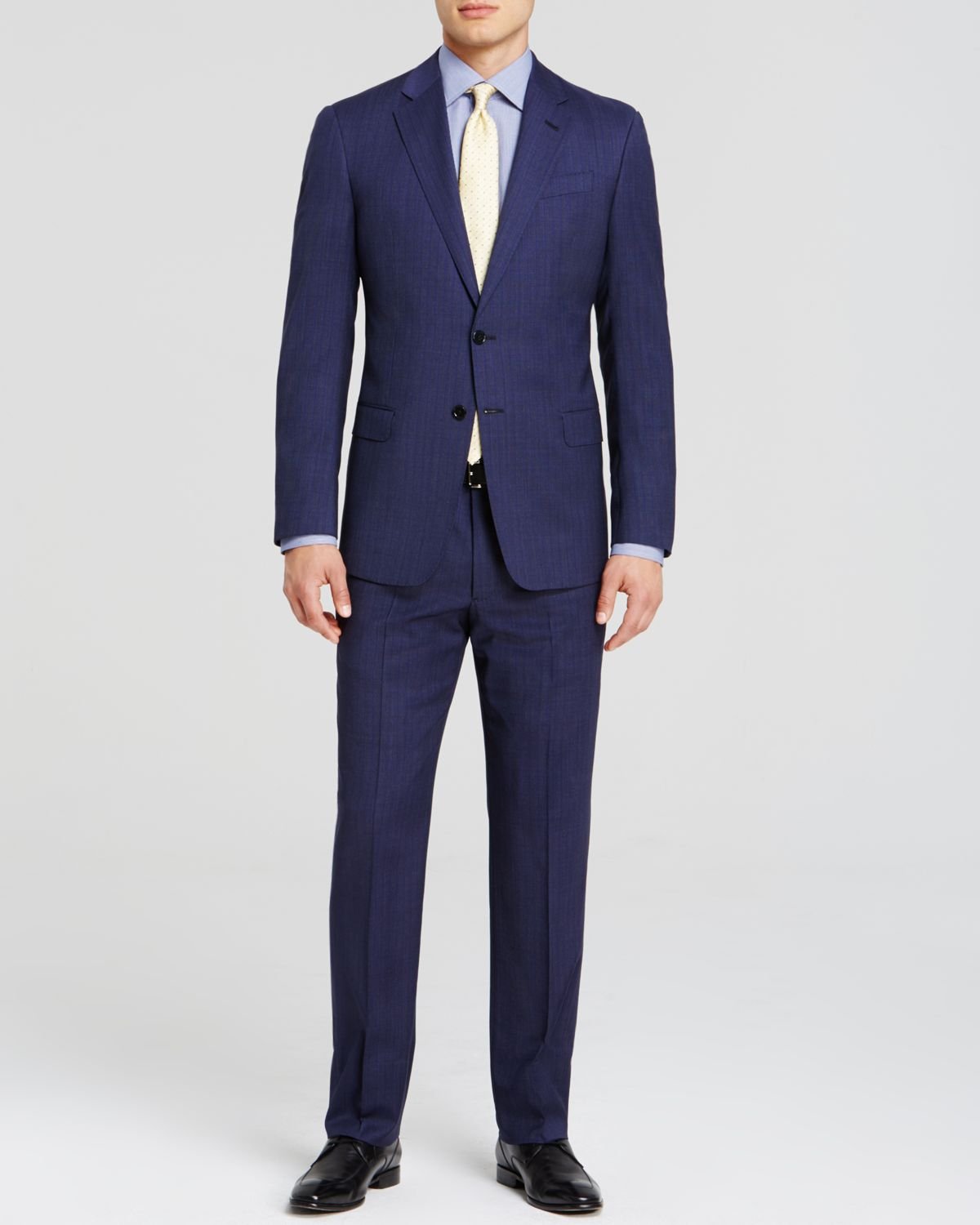 armani suit navy blue