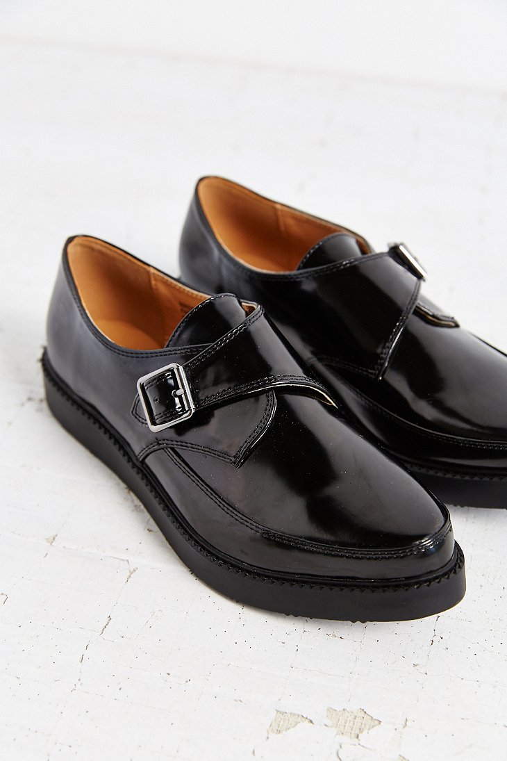 lyst urban outfitters monk platform shoe in black old navy careers