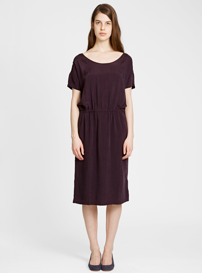 Humanoid Dobby Dress with Belt in Purple | Lyst