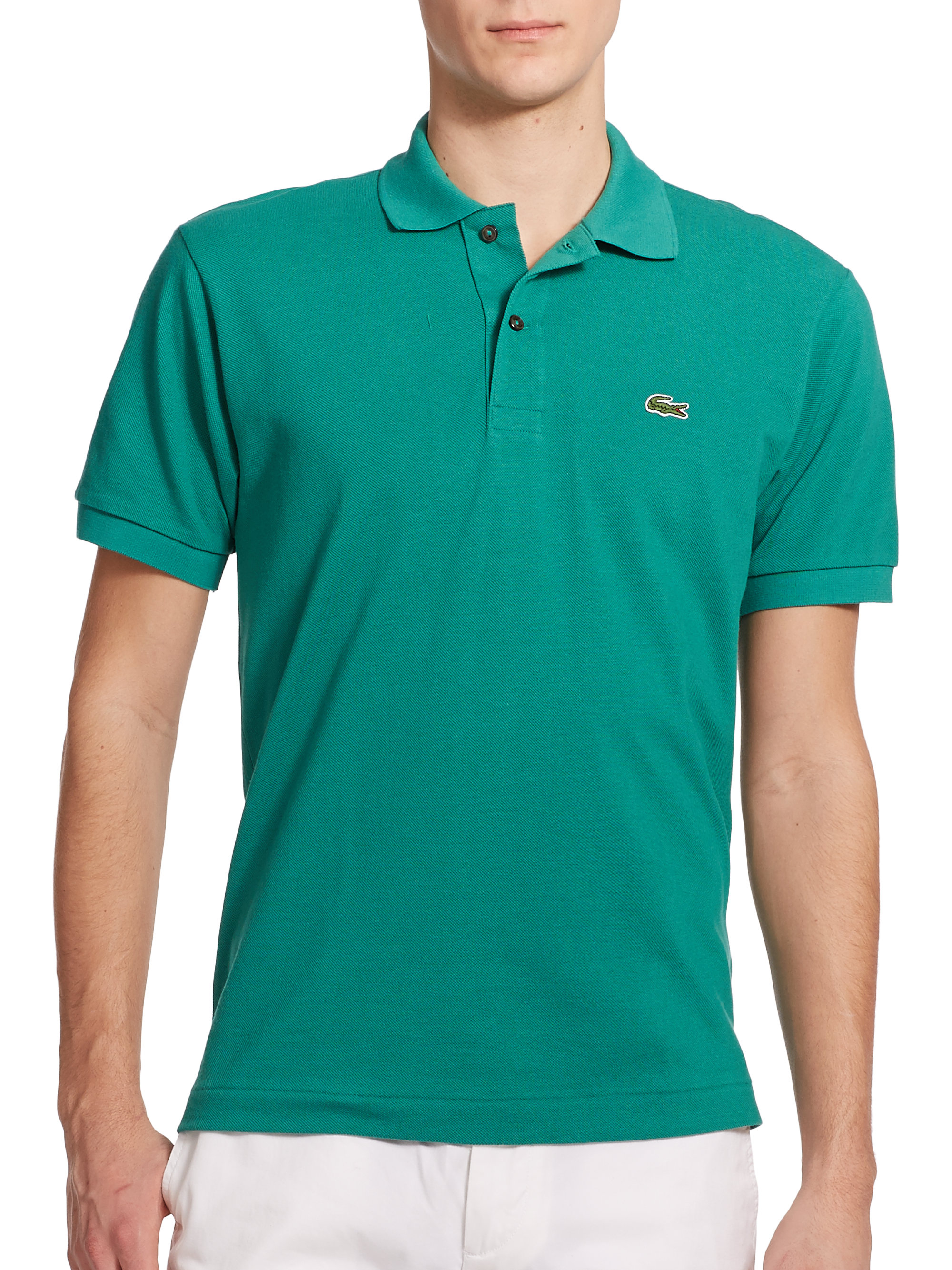 Lacoste Polo Shirt in Green for Men - Lyst