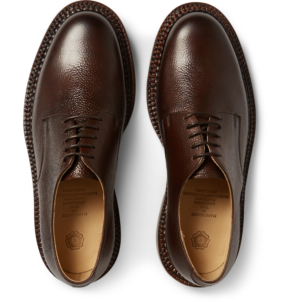 Lyst - Foot the coacher Triple-Welted Leather Derby Shoes in Brown for Men