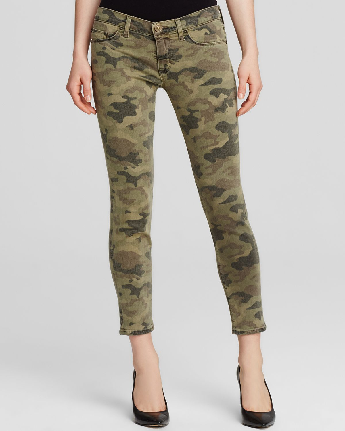 plus size camo skinny jeans