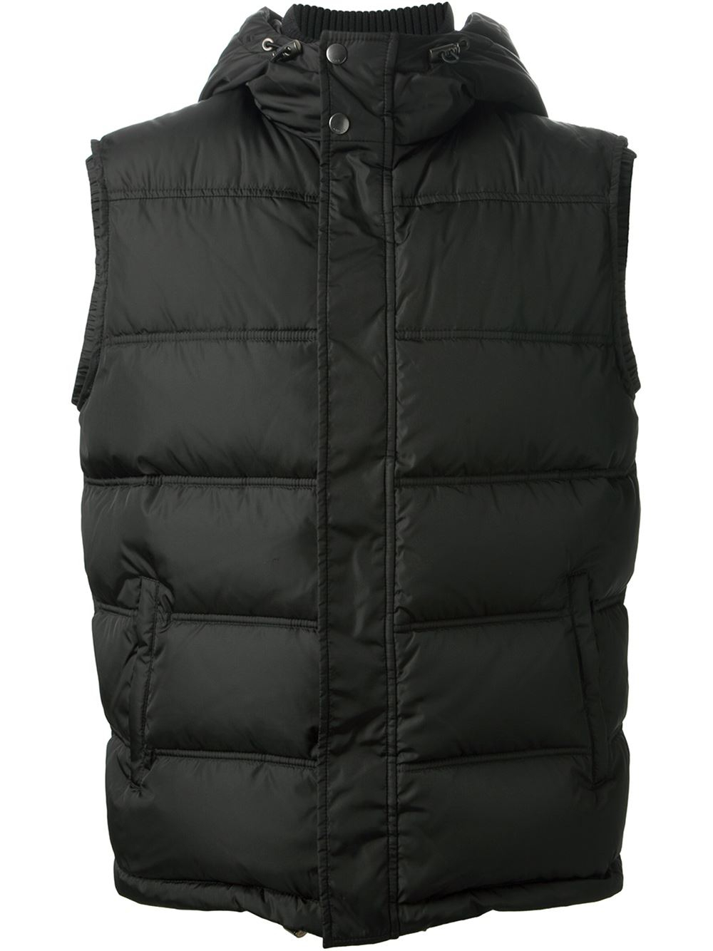 Lyst - Gucci Padded Gilet in Black for Men