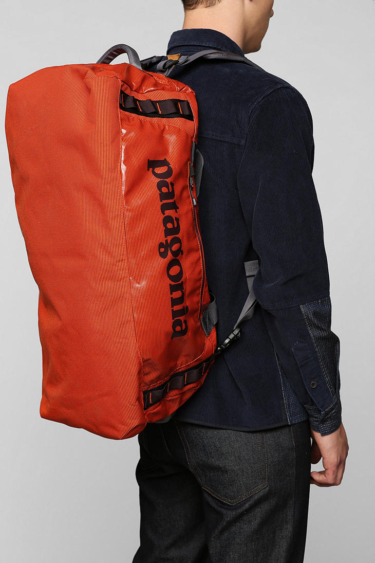 Lyst Patagonia Black Hole Duffle Bag in Orange for Men