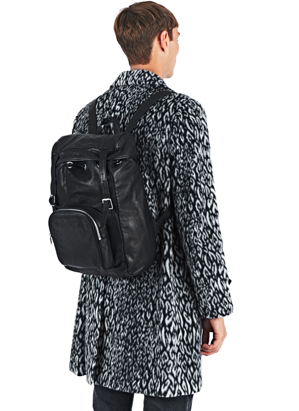 Saint laurent Tuscany Leather Backpack in Black for Men | Lyst  