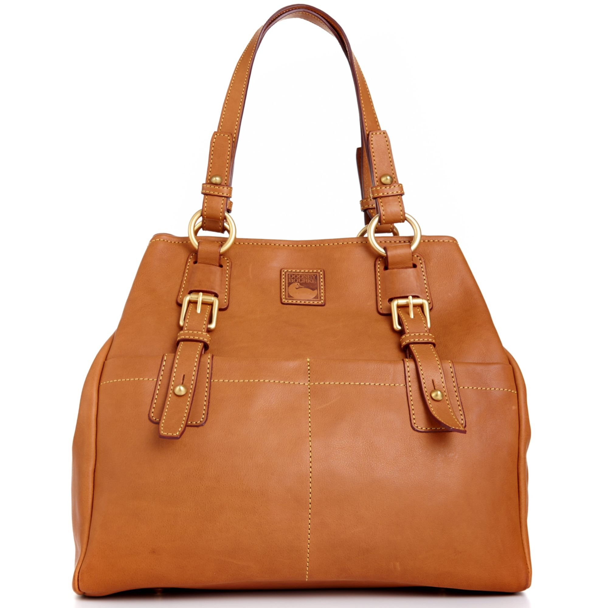 Dooney & Bourke Large Convertible Shopper in Brown (Natural) | Lyst