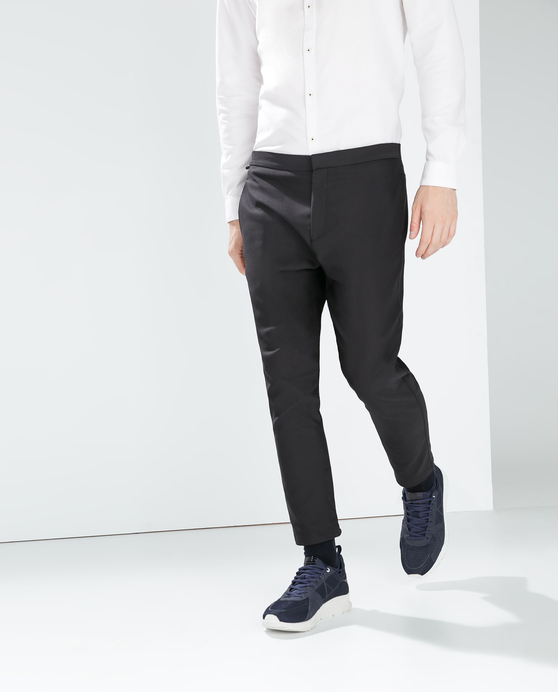 zara cropped pants mens