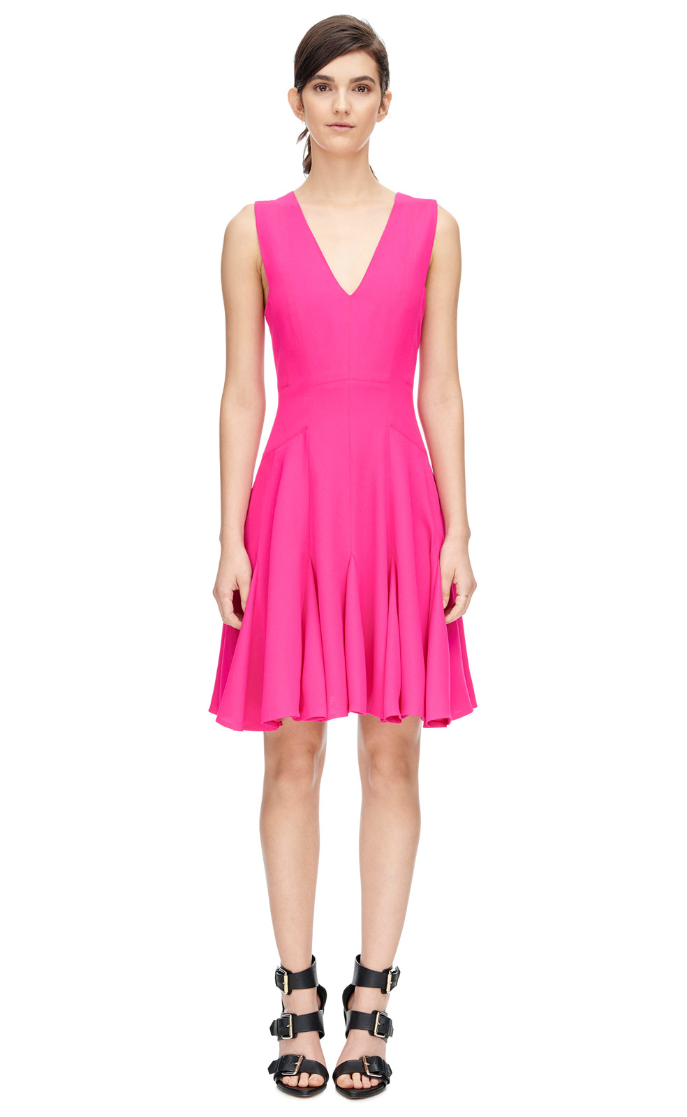 rebecca taylor v neck dress