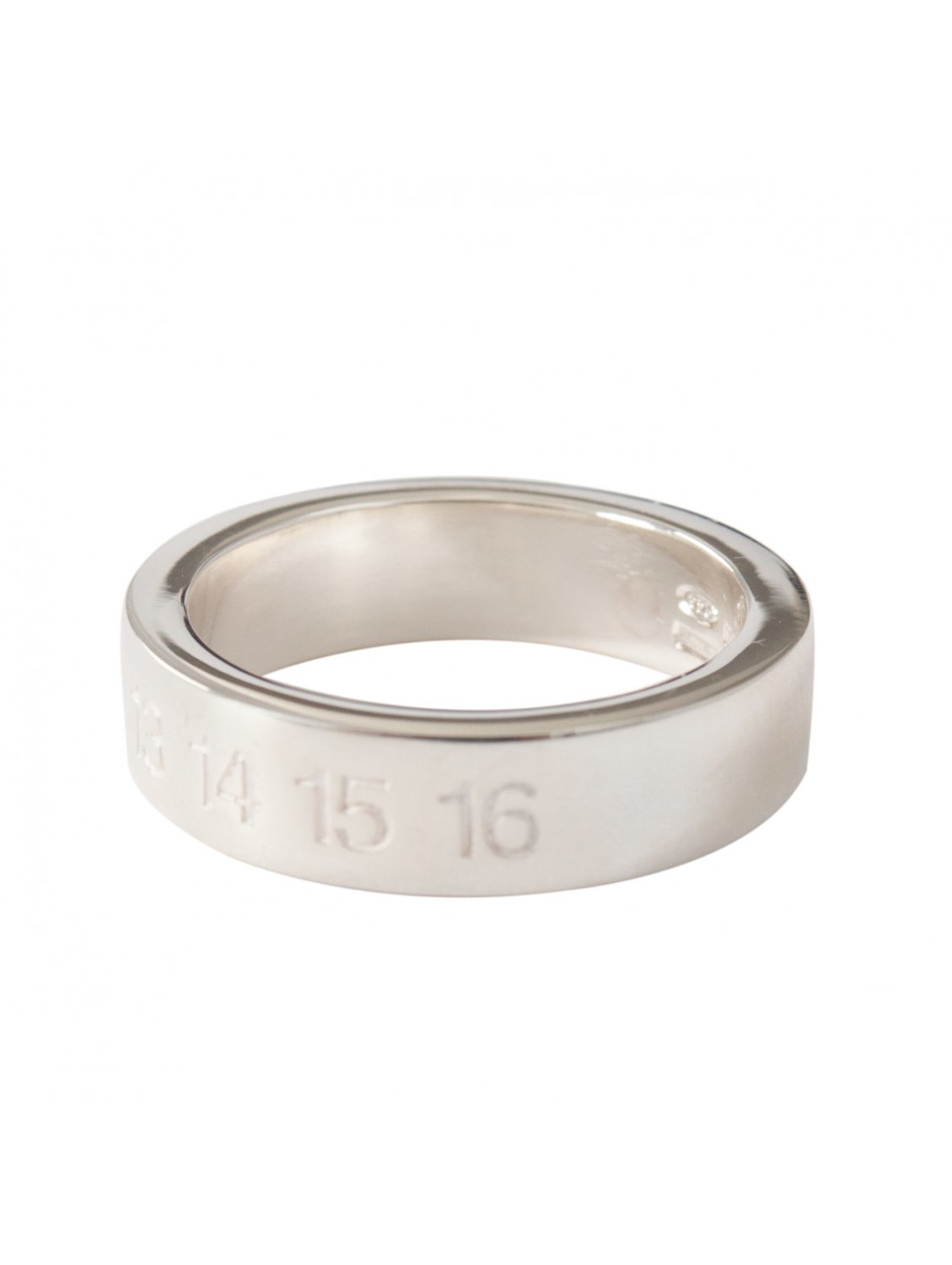 Maison margiela Banded Argento Numbers Ring Silver in Metallic for Men ...