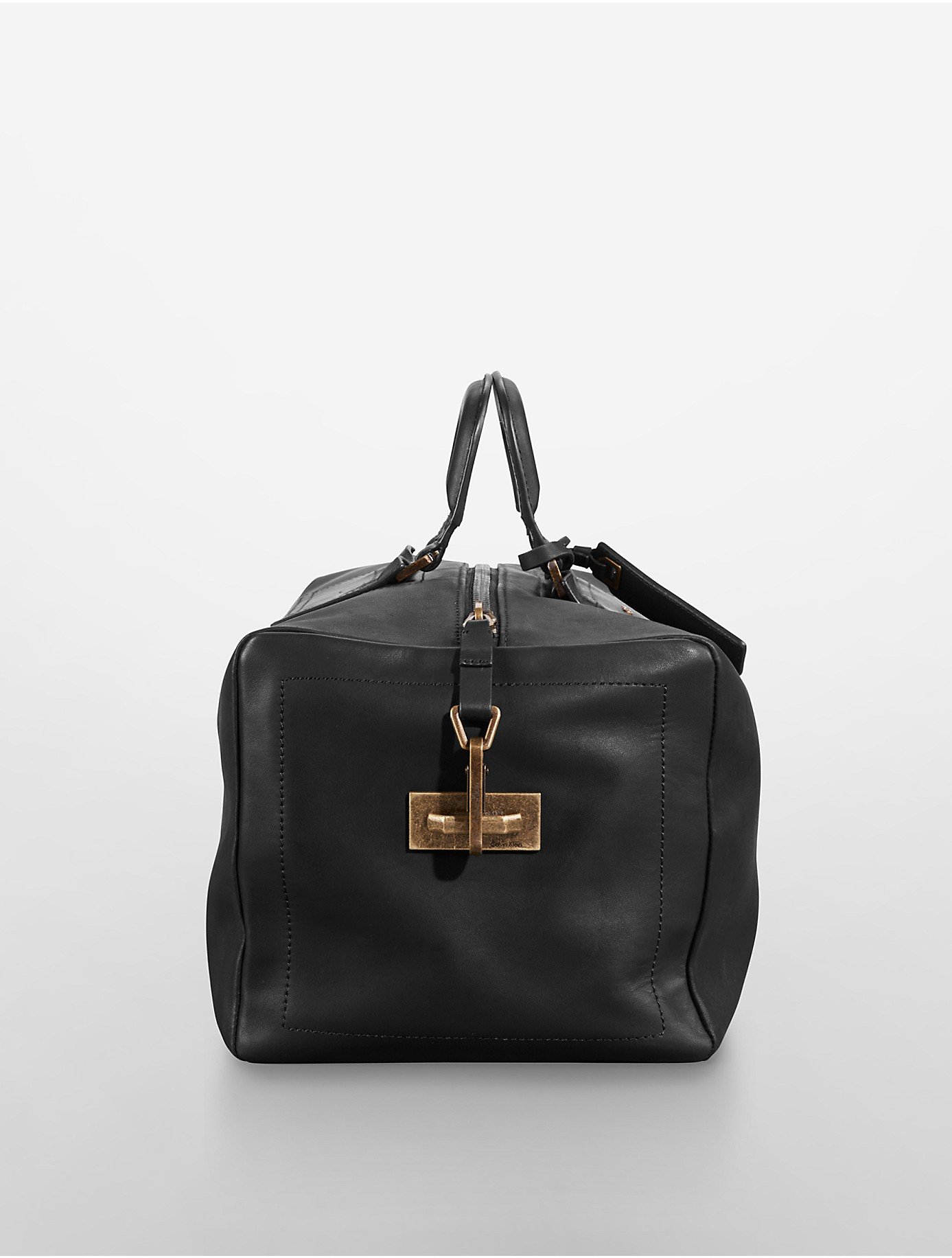 calvin klein black duffle bag