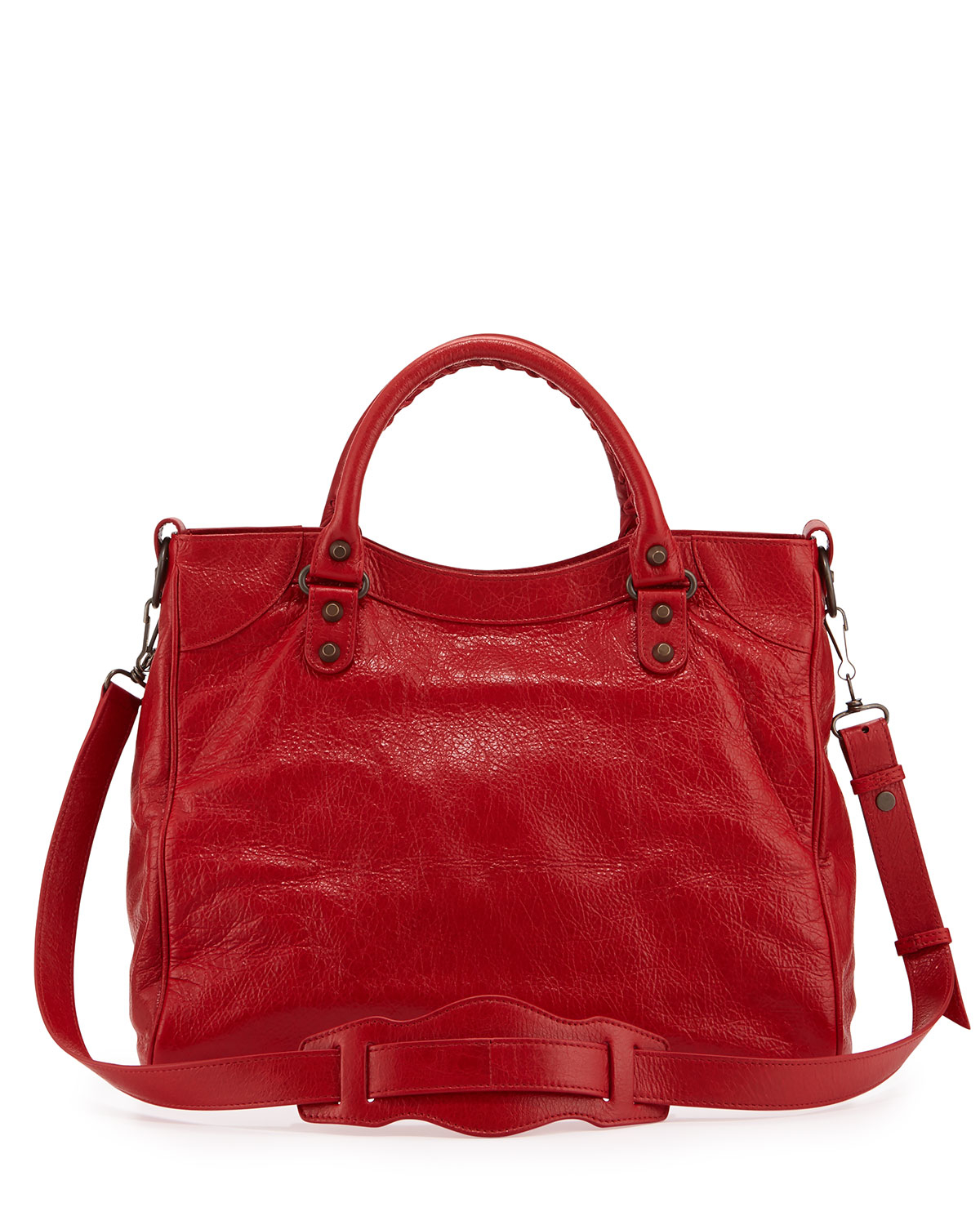 Lyst - Balenciaga Classic Velo Crossbody Bag in Red