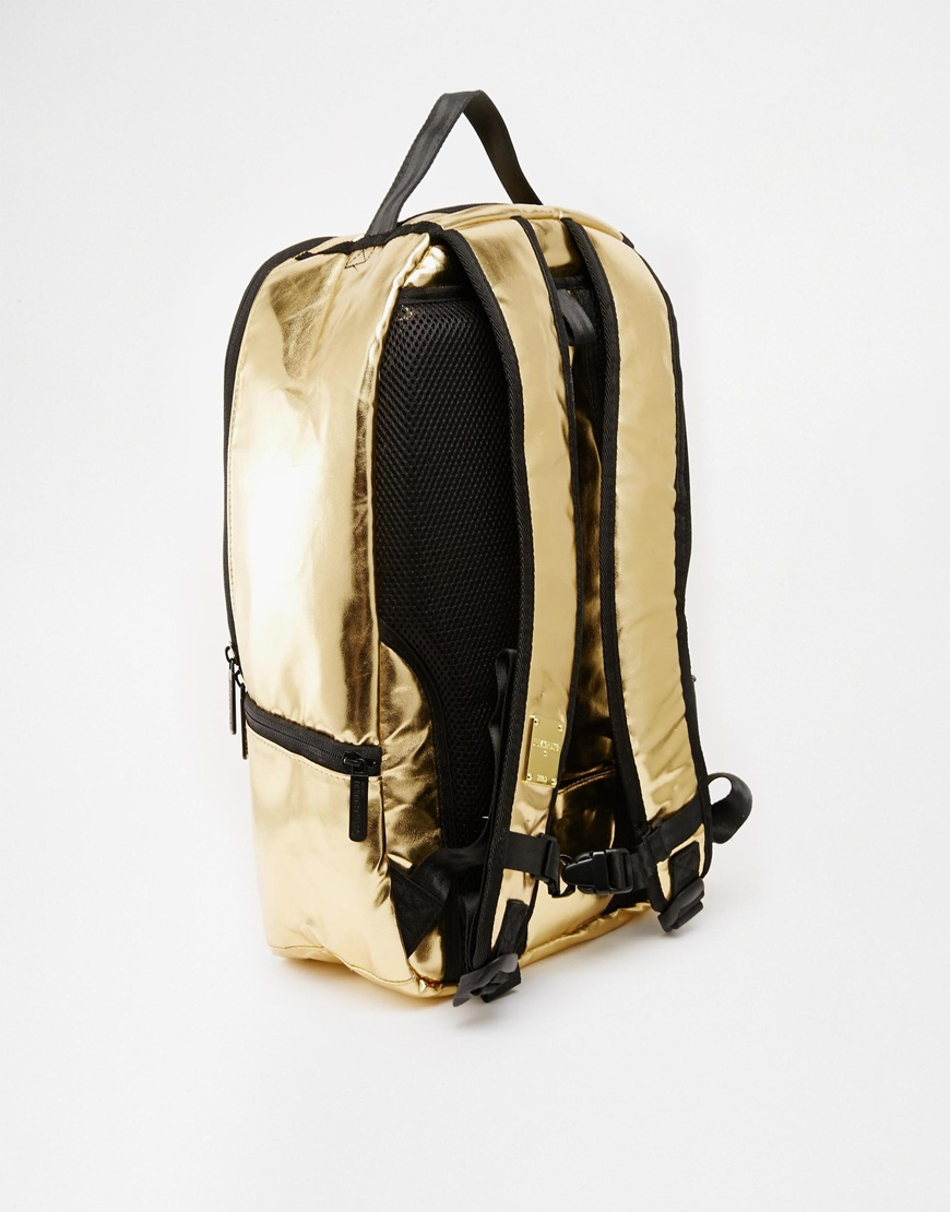 Lyst - Sprayground Gold Brick Backpack in Metallic for Men