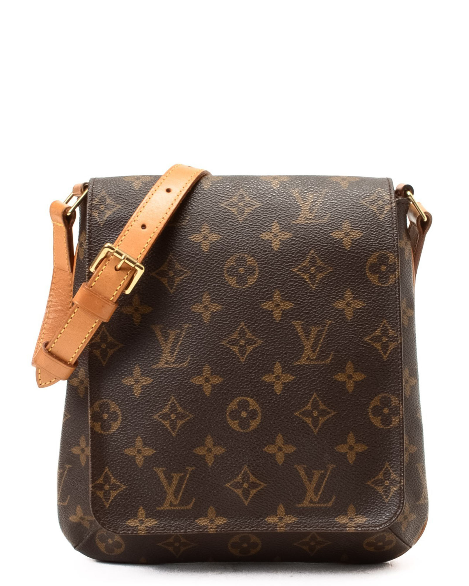 Lyst - Louis Vuitton Coated Canvas Shoulder Bag - Vintage in Brown