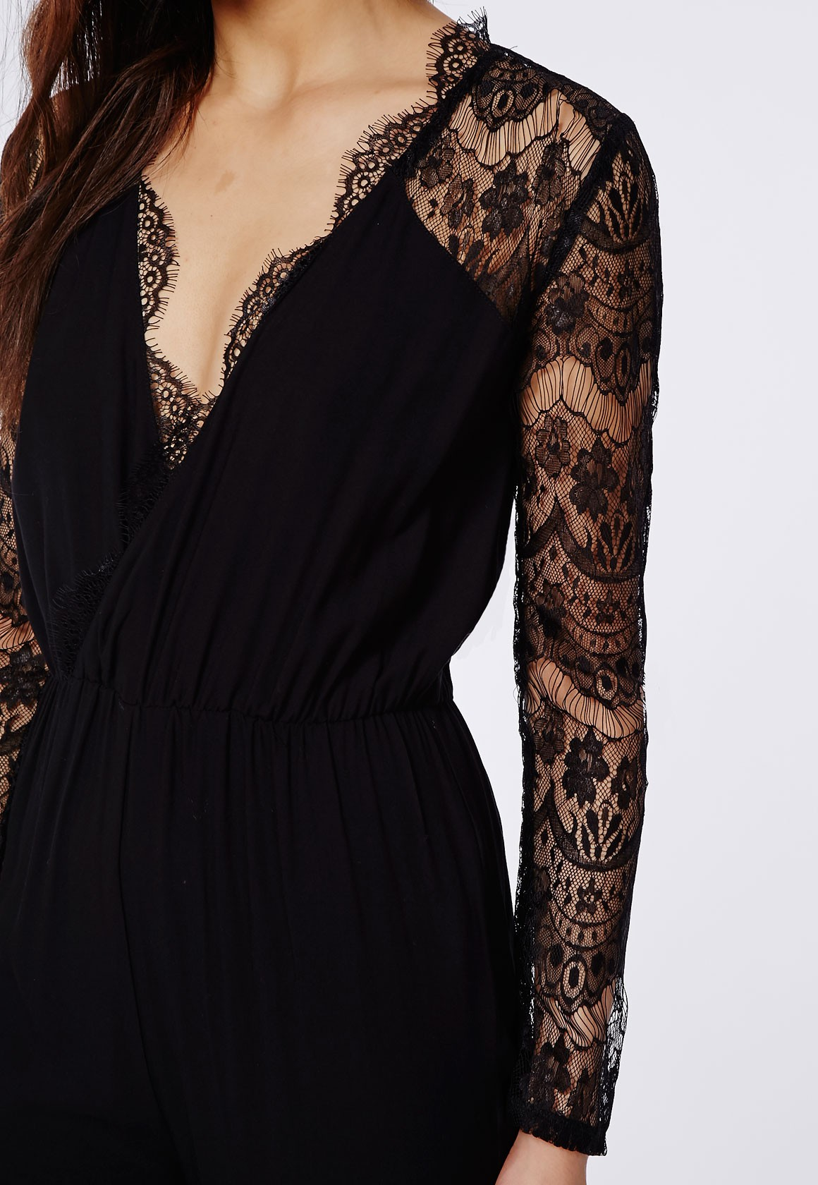 black lace jumpsuit