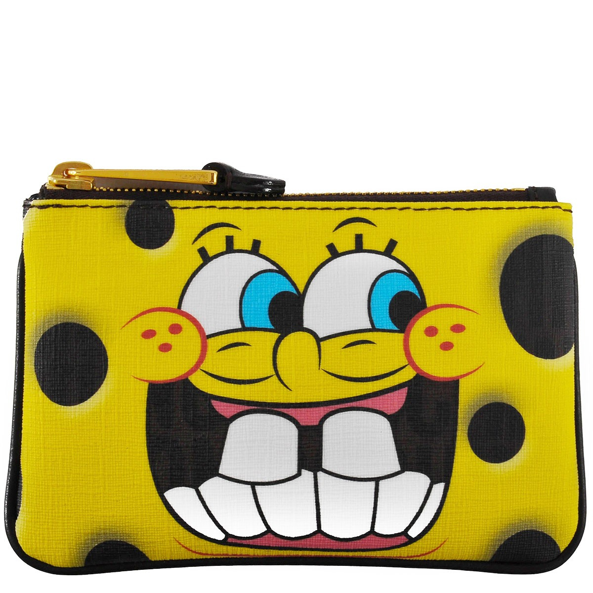 Moschino Moschino Spongebob Clutch By Jeremy Scott In Yellow 