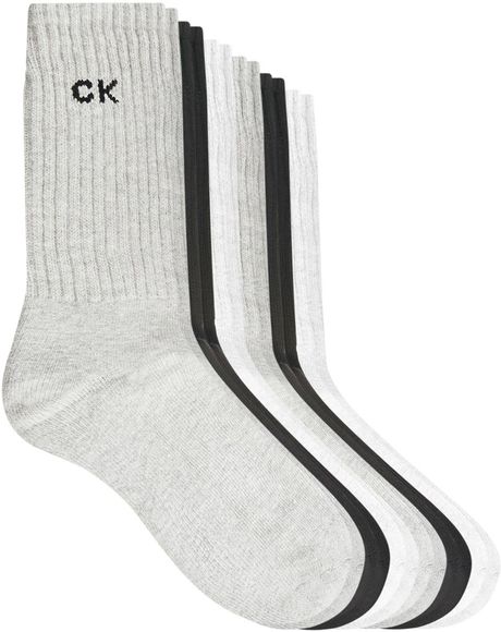 Calvin Klein 6 Pack Socks in Multicolor for Men (Multi) | Lyst