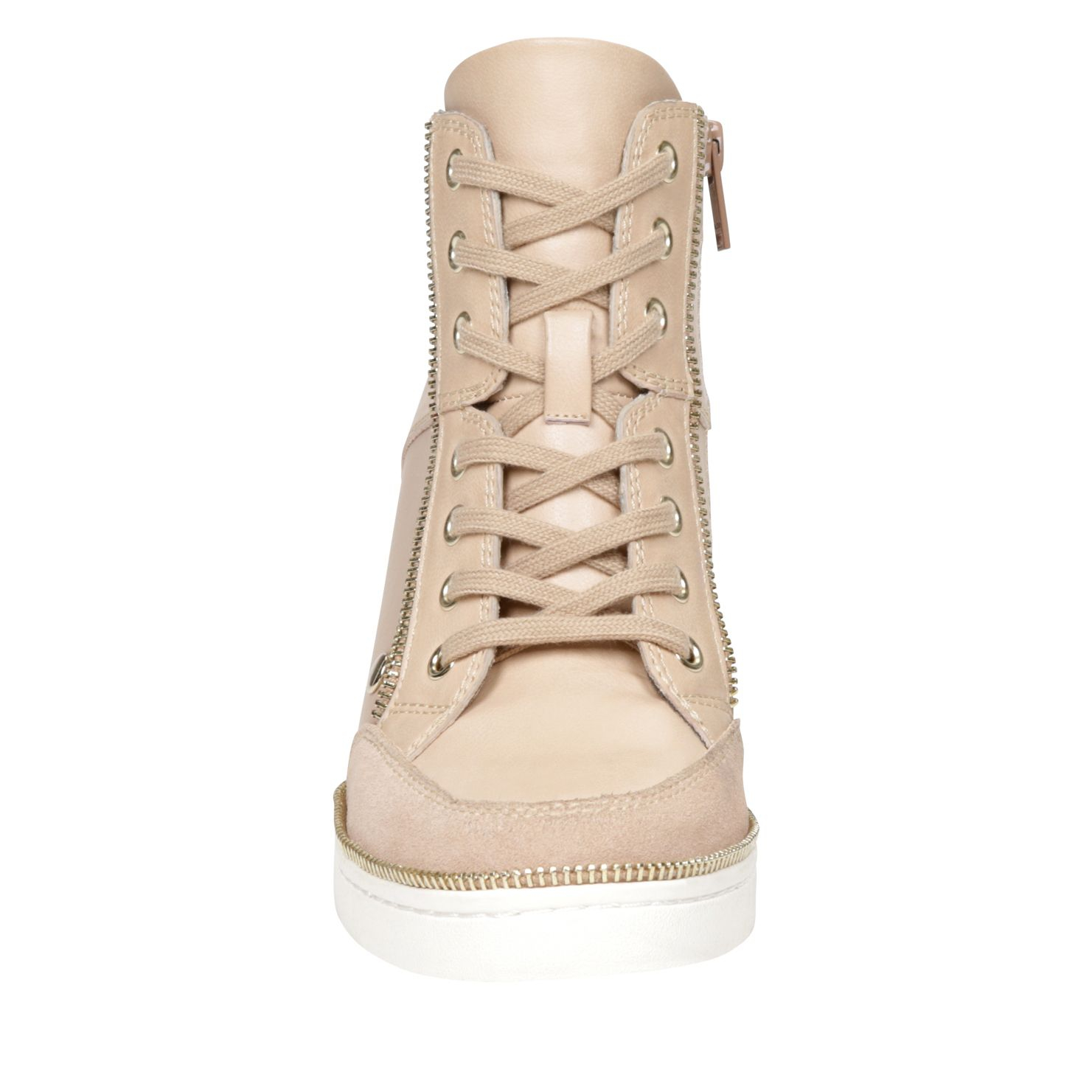 Aldo Ciambave Wedge Lace Up Trainers in Natural Lyst