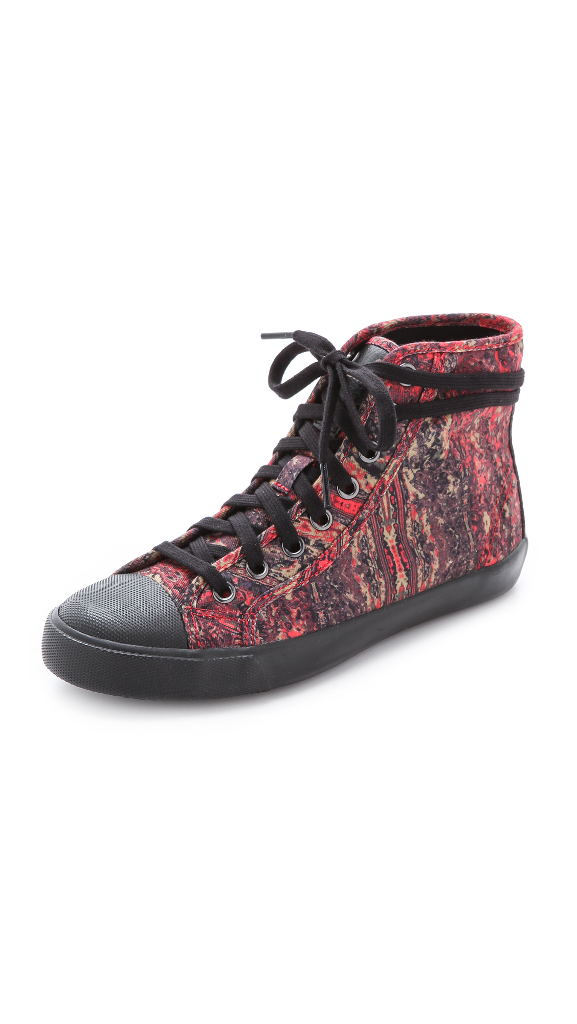 Lyst - PUMA Mcq Rush Mid High Top Sneakers Black in Red