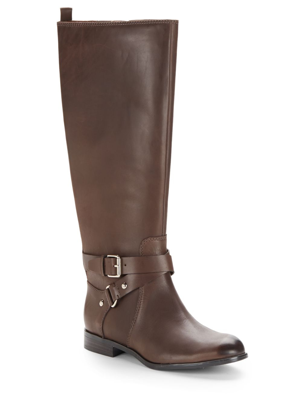 enzo boots enzo angiolini daniana leather boots in brown lyst enzo boots enzo angiolini daniana leather boots in brown lyst