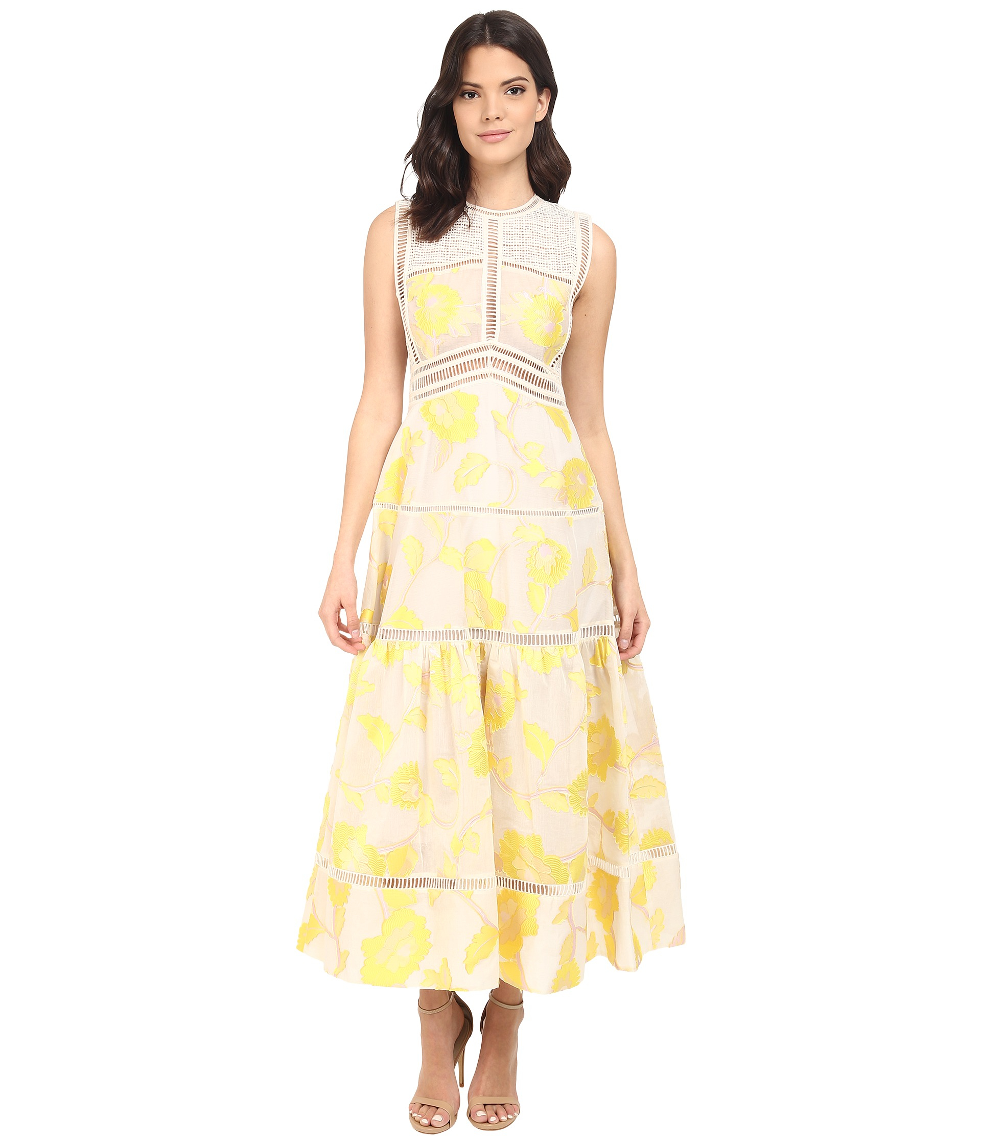 rebecca taylor yellow dress