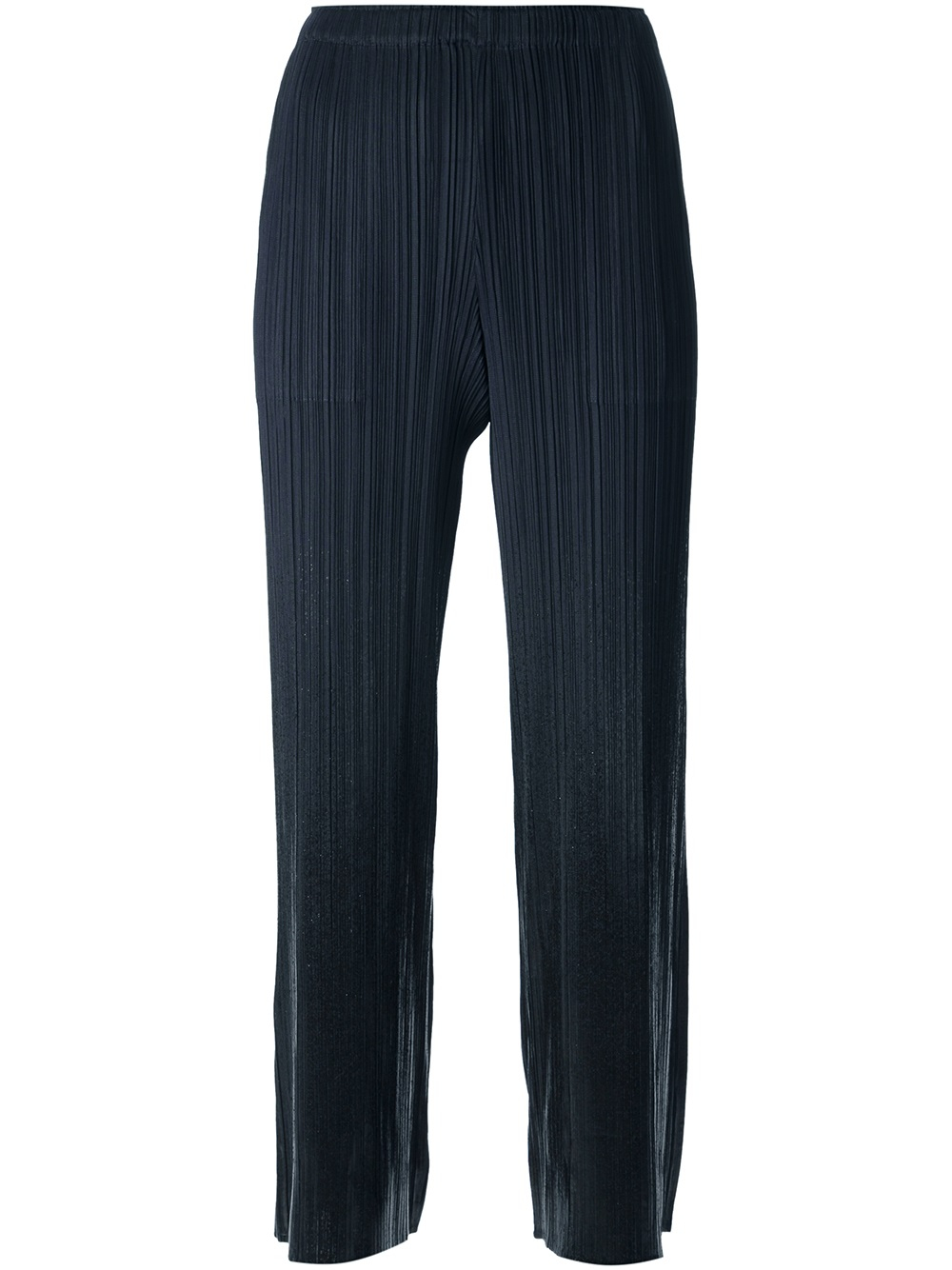 Lyst - Pleats Please Issey Miyake Cropped Sheer Trousers in Blue
