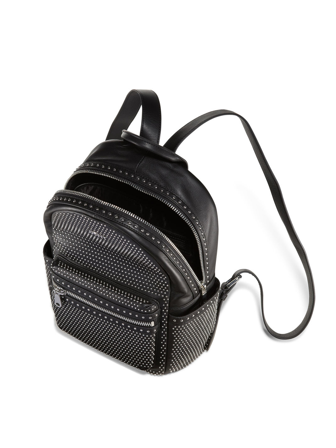 Dkny Mini Leather Backpack/handbag With Removable Straps And Top Handle