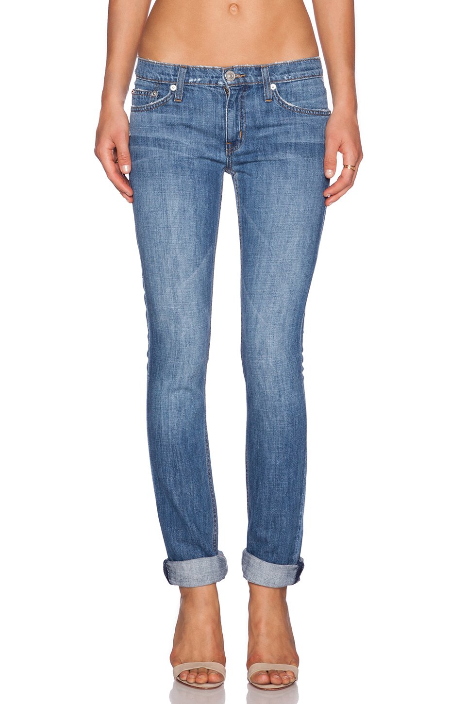 Lyst - Hudson Jeans Skylar Relax Slim Straight in Blue