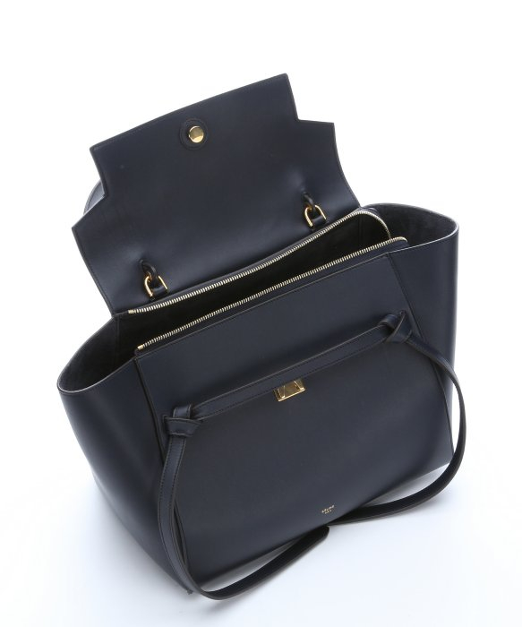celine blue leather handbag belt  