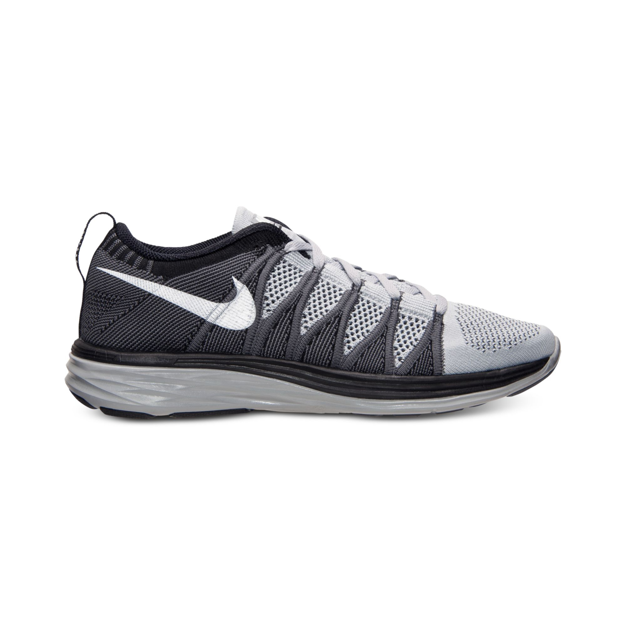 Nike Mens Flyknit Lunar2 Running Sneakers From Finish Line in Gray for ...