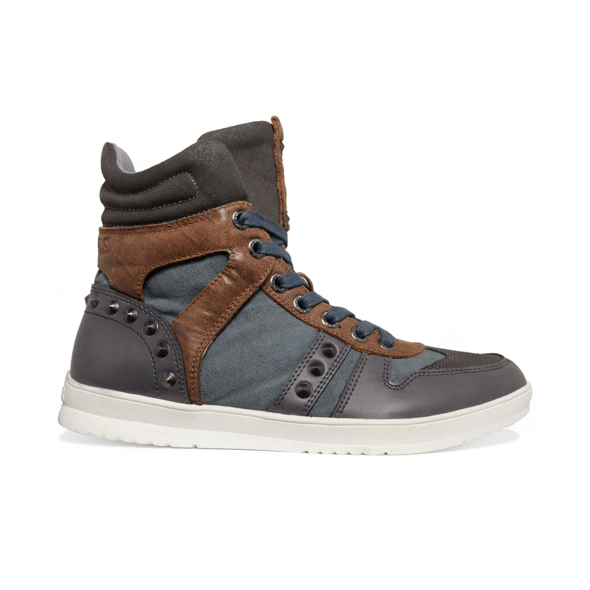 Guess Mens Shoes Tredd Sneakers in Gray for Men | Lyst